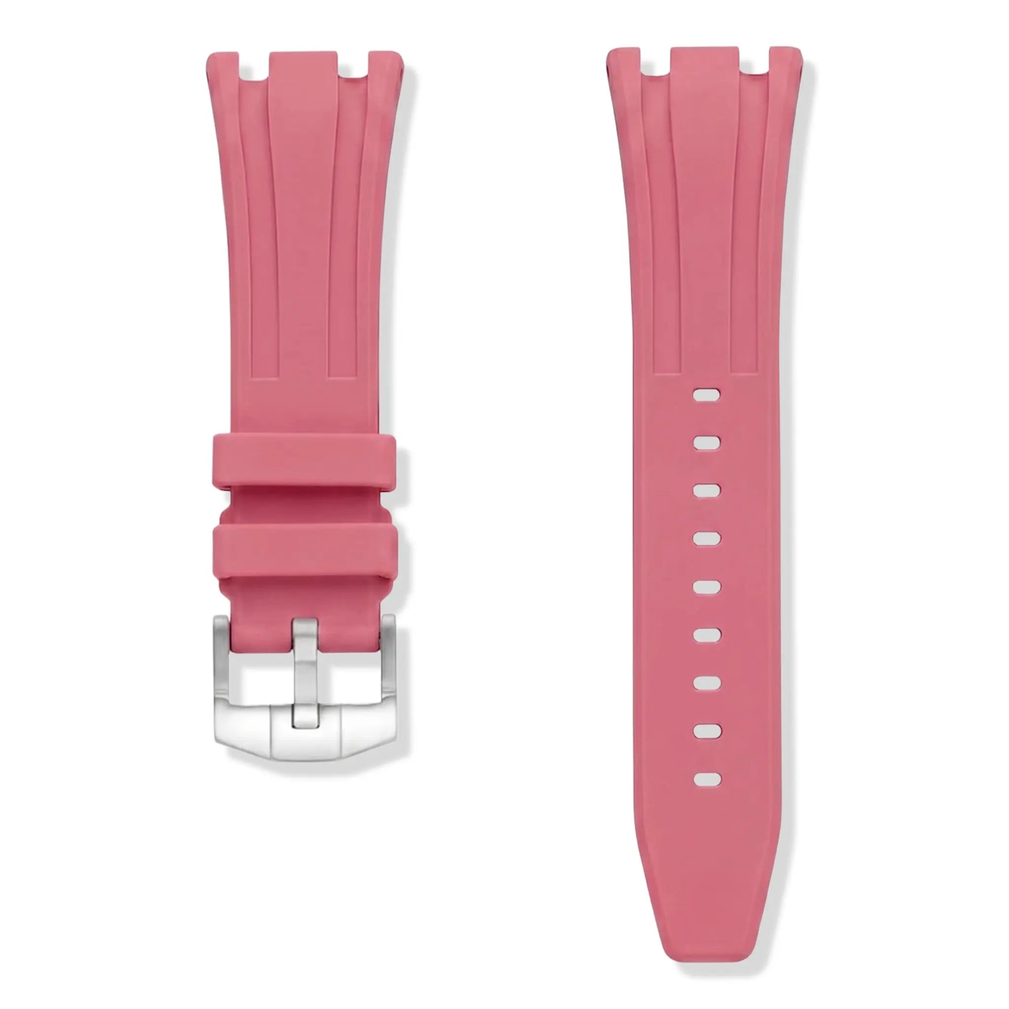 Strap View of Swatch x Audemars Piguet Royal Pop Otg Roz With Rubber Strap SSX03J100N