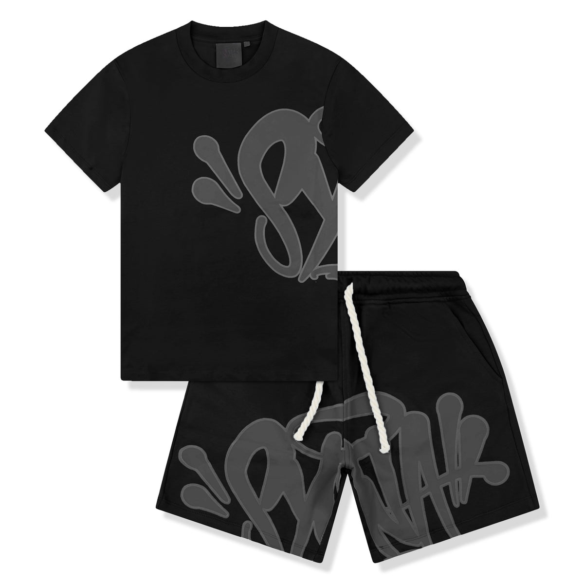 Syna World Logo Black T-Shirt & Shorts | SYNA-SHT-BLK
