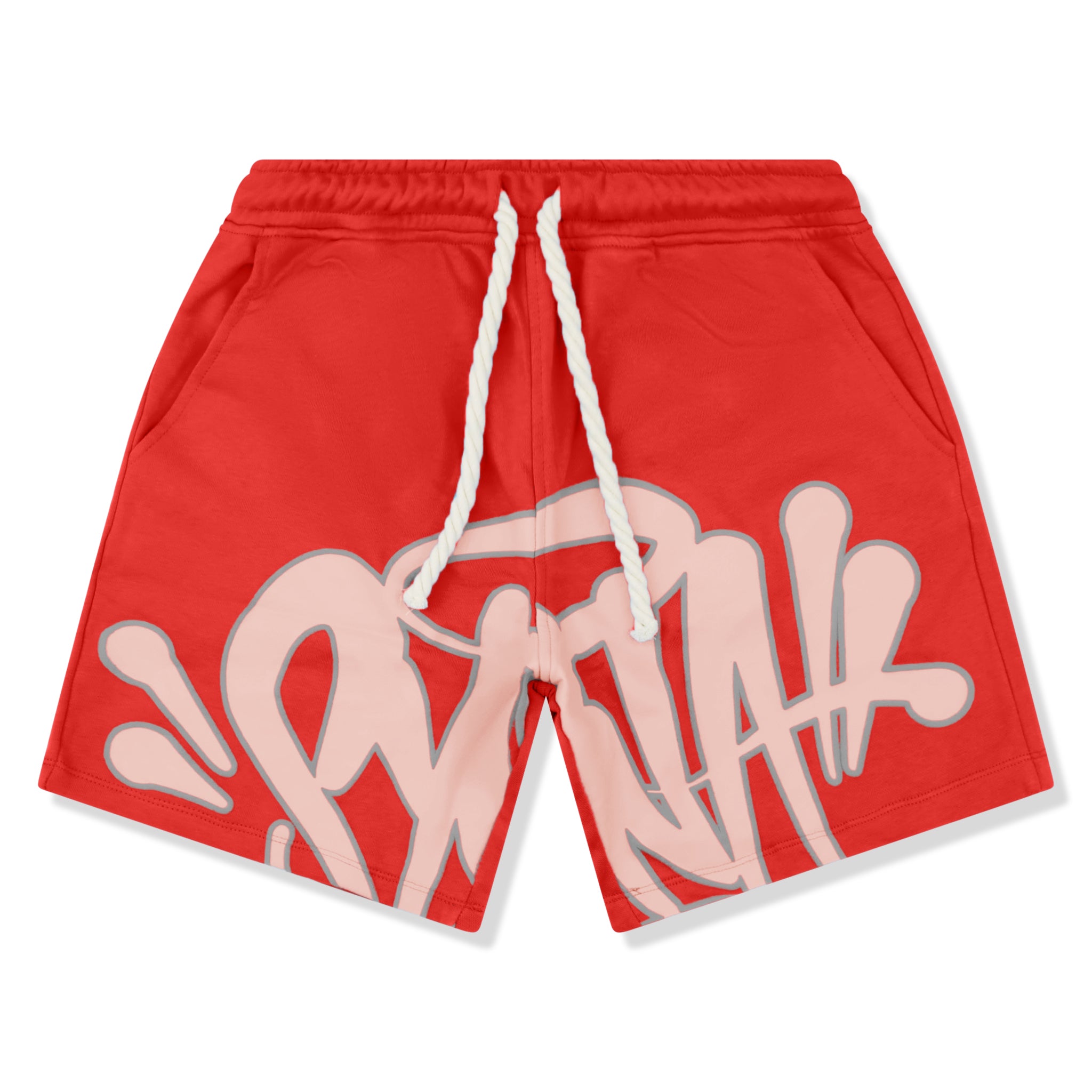 Front Shorts view of Syna World Logo Red T-Shirt & Shorts SYNA-TEE-RED