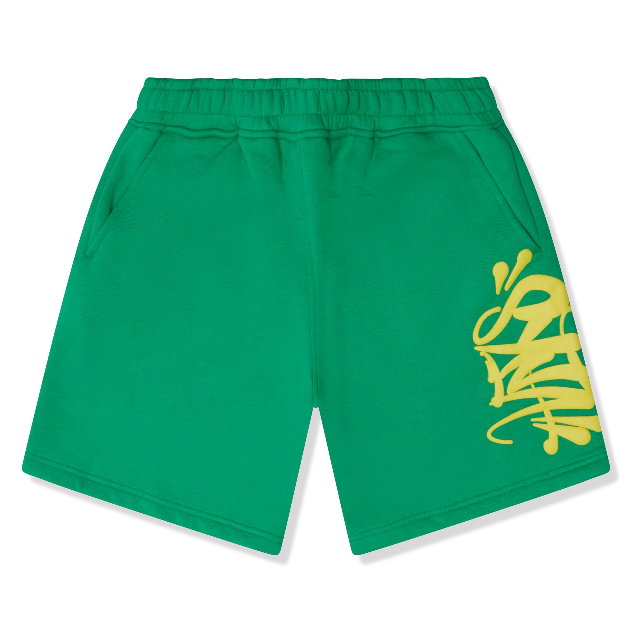 Front view of Syna World Team Syna Twinset Green T-Shirt & Shorts