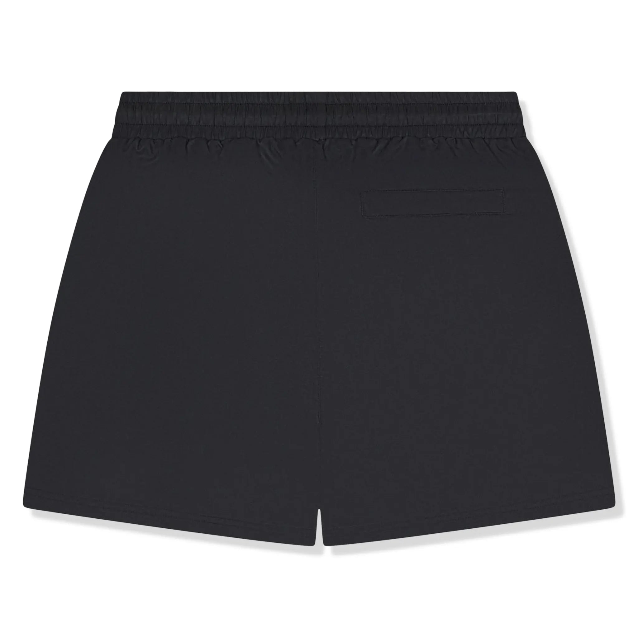Back View of The Couture Club Emblem Water Reactive Black Swim Shorts