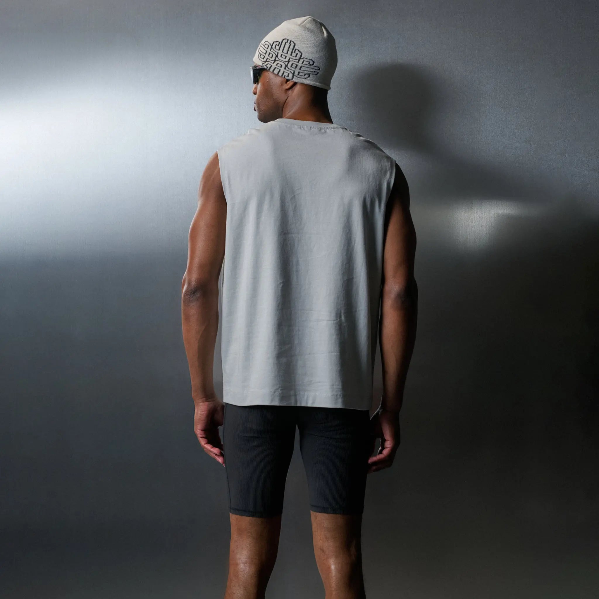 Back View of The Couture Club Luxury In Motion Emblem Salt Vest