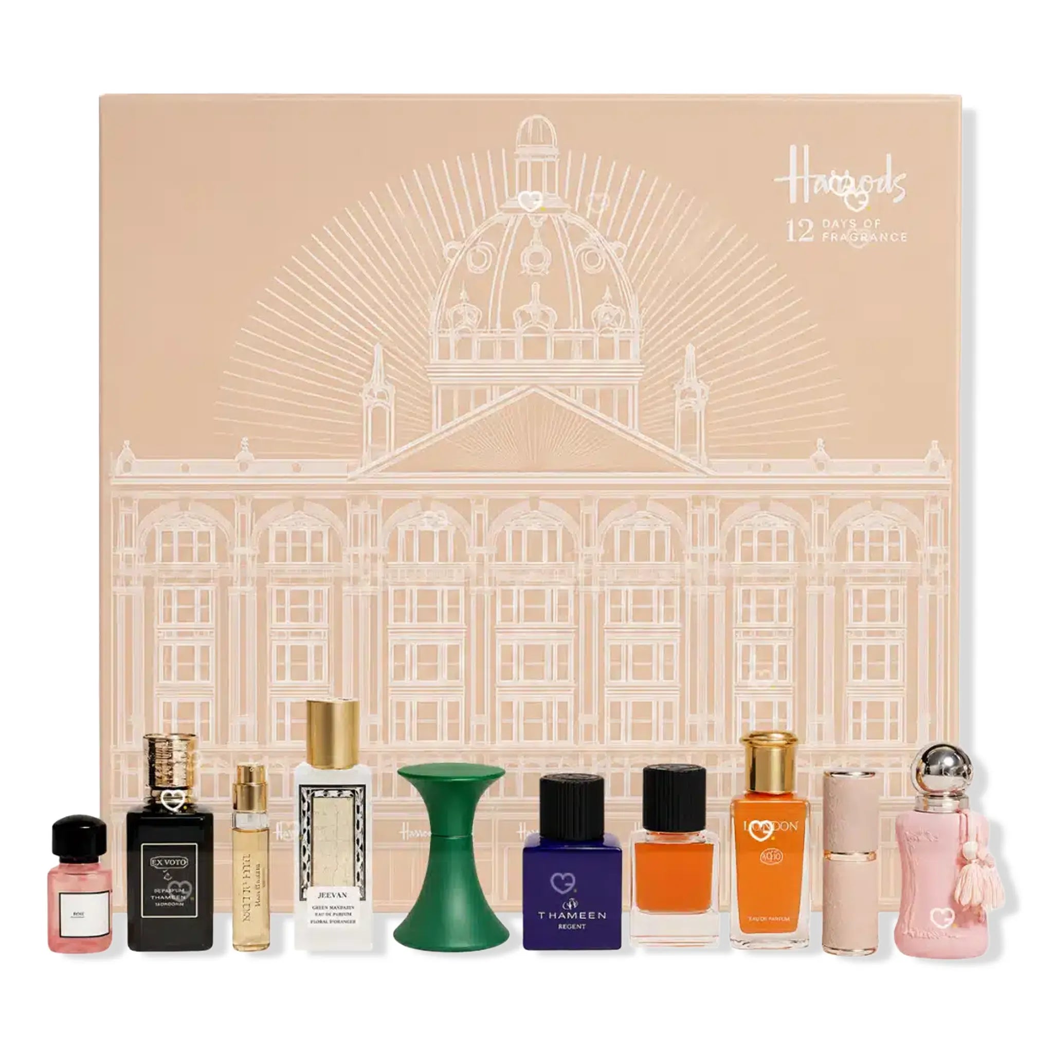 Front View of The Harrods 12 Days of Fragrance Advent Calendar 2026