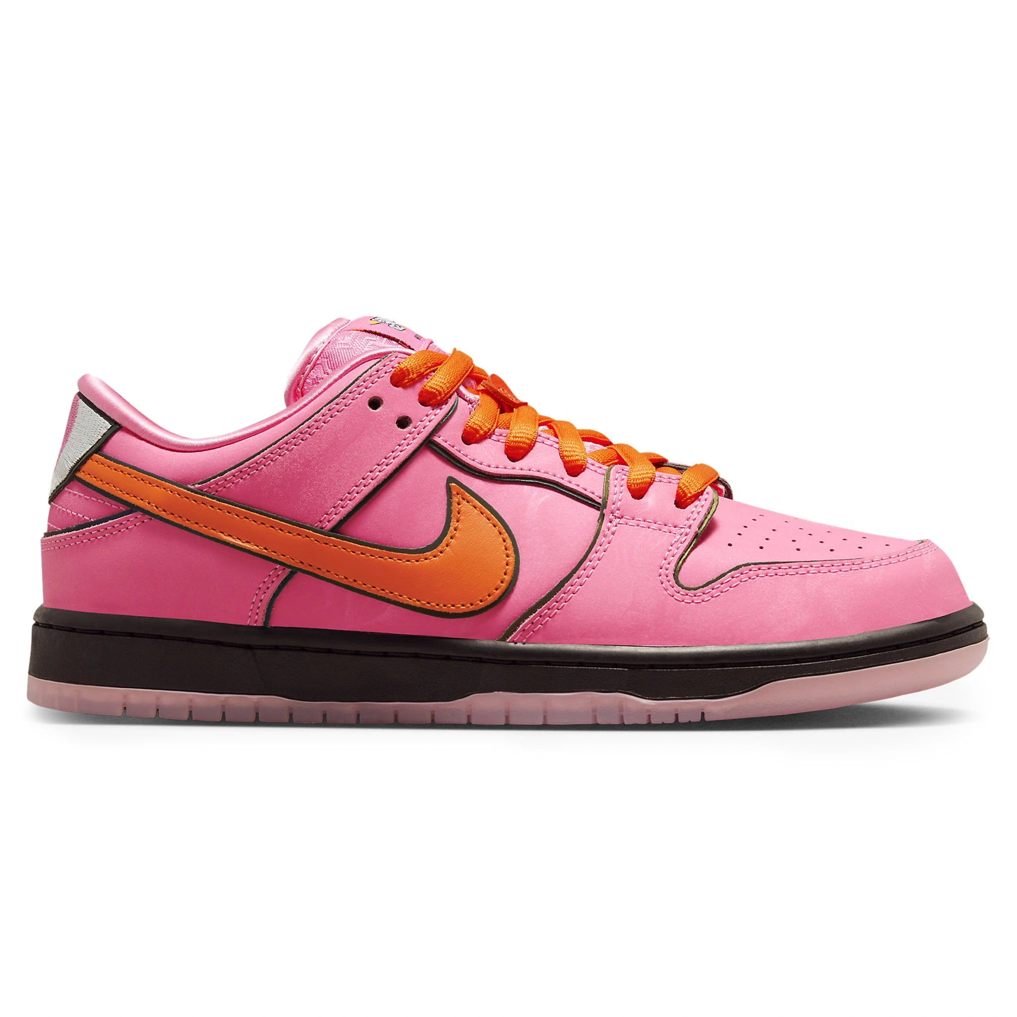 Side view of The Powerpuff Girls x Nike SB Dunk Low Blossom FD2631-600