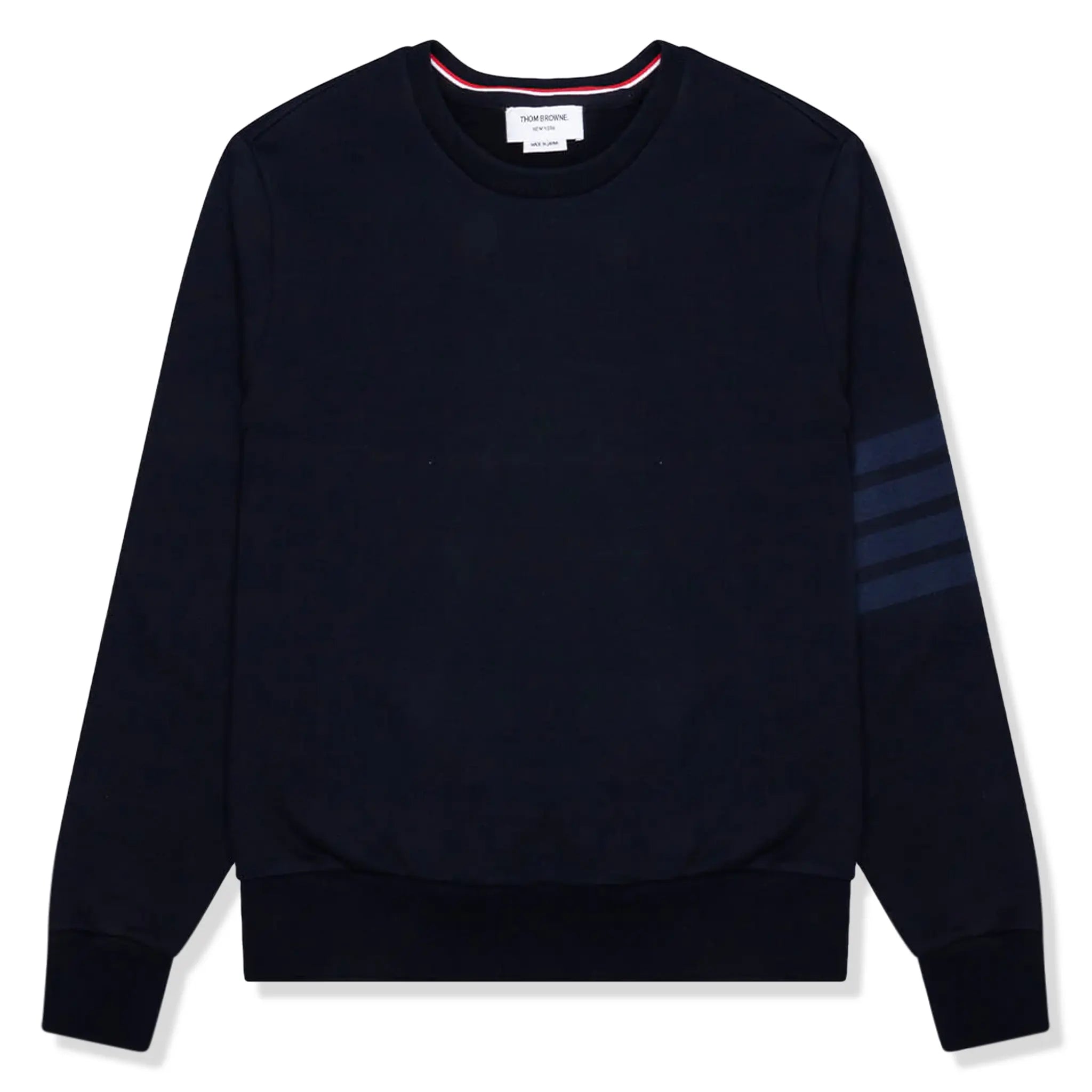 Thom Browne Classic Loopback 4-Bar Tonal Full Zip Blue Thom Browne Classic Loopback 4-Bar Tonal Full Zip Blue