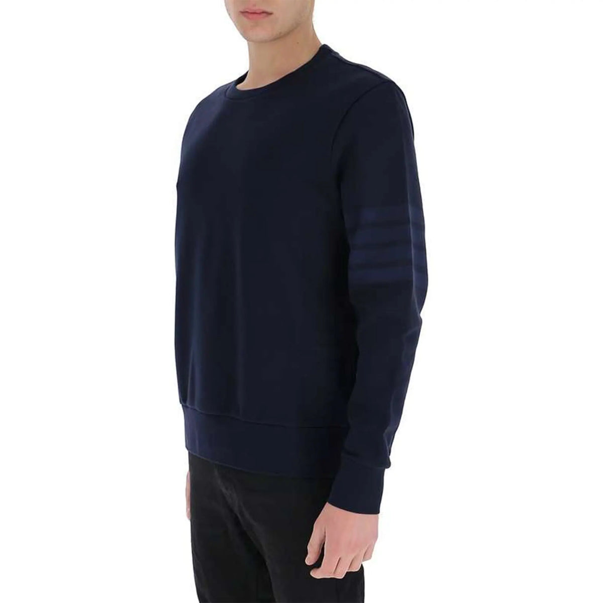 Thom Browne Classic Loopback 4-Bar Tonal Relaxed Navy Blue