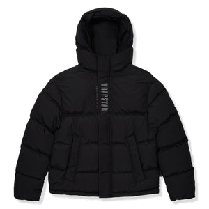 Trapstar Decoded 2.0 Black Hooded Puffer Jacket