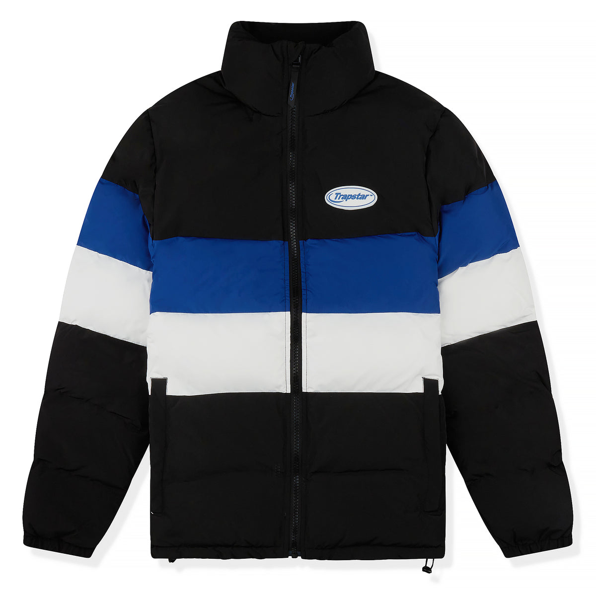 Trapstar Hyperdrive Puffer Black Blue White Jacket | 3402