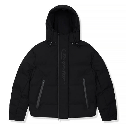 Trapstar Hyperdrive Technical Hooded Blackout Edition Puffer Jacket