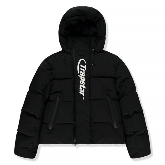 Trapstar Hyperdrive Technical Hooded Puffer Jacket Black