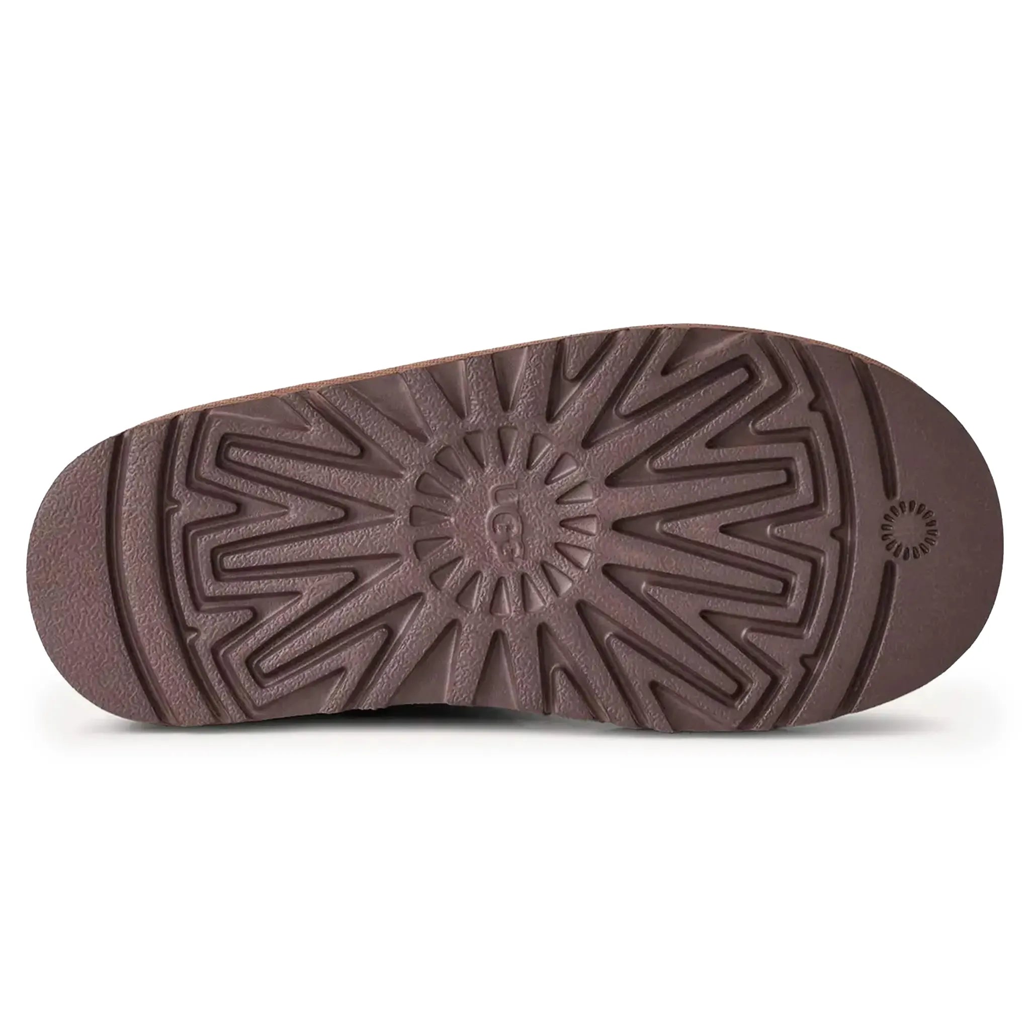 Sole View of UGG Classic Mini Platform Girls Brown Boots UGGA5006154228