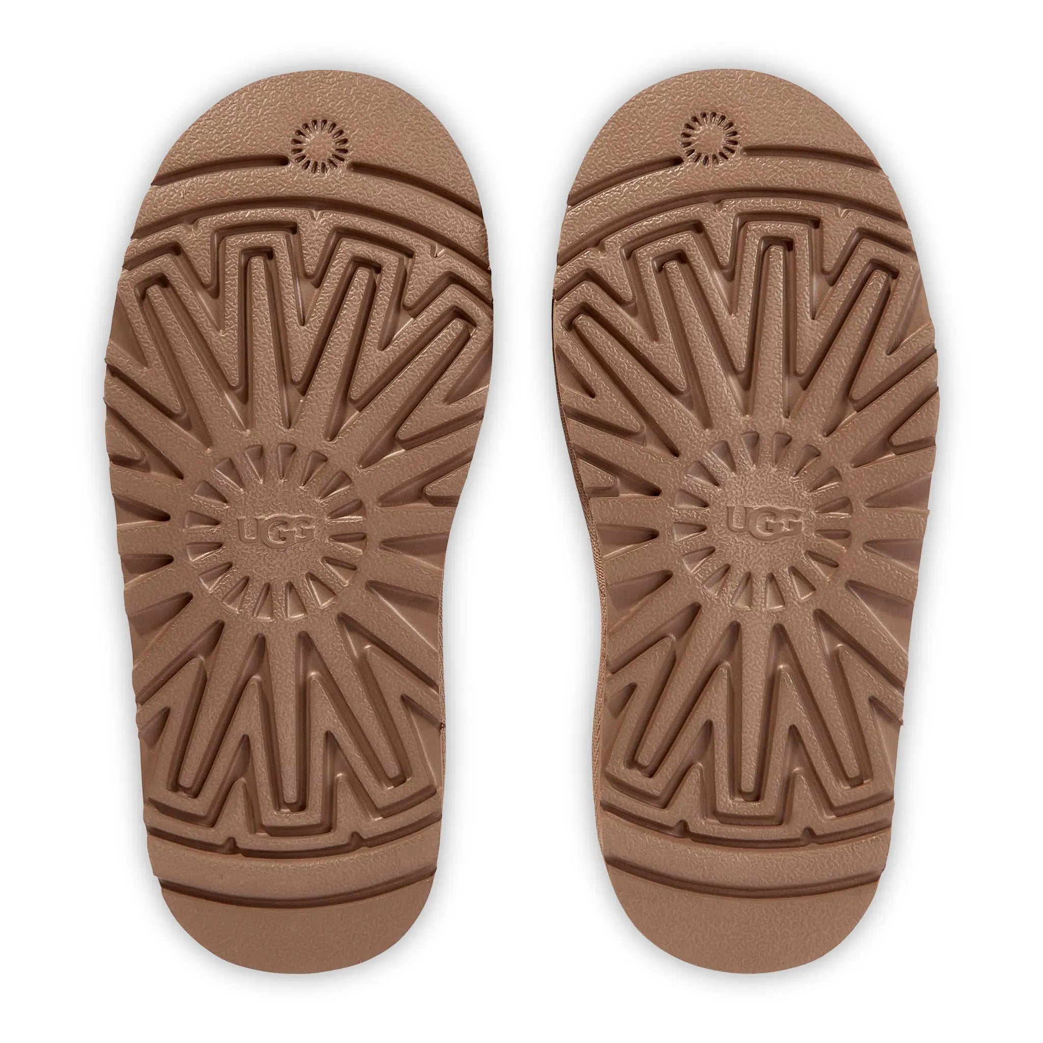Sole View of UGG Classic Ultra Mini Platform Girls Beige Boots UGGS4012188228
