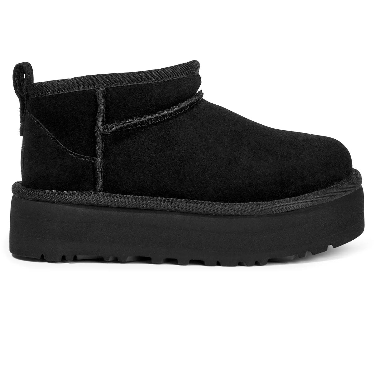 UGG Classic Ultra Mini Platform Girls Black Boots | UGGS4010150232