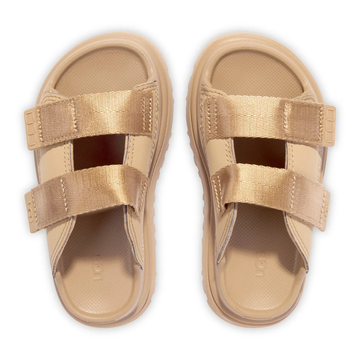 UGG Goldenglow Girls Brown Slides | UGGS5013154232