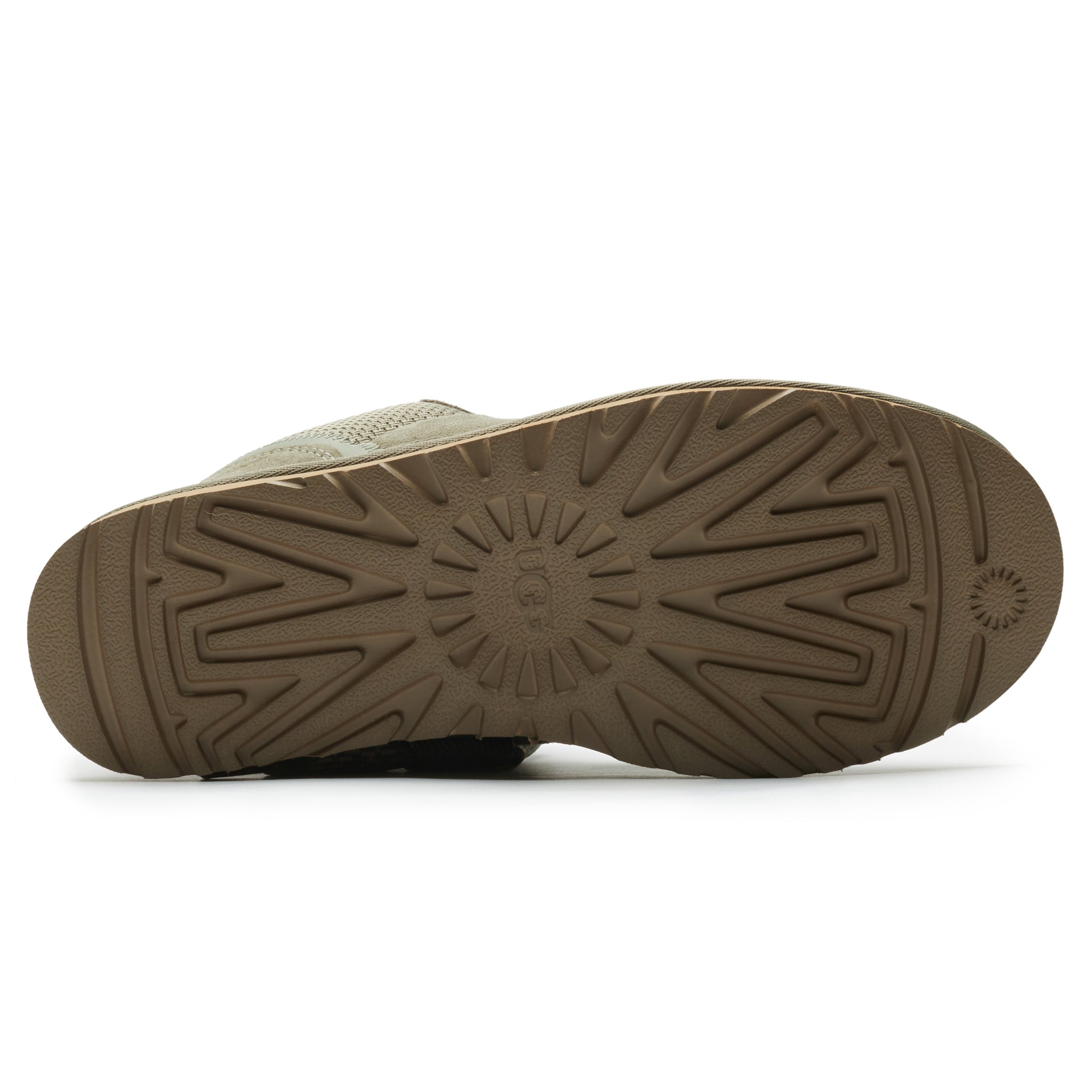 Sole view of UGG Lowmel Trainer (W) Moss Green 1144032-MSG