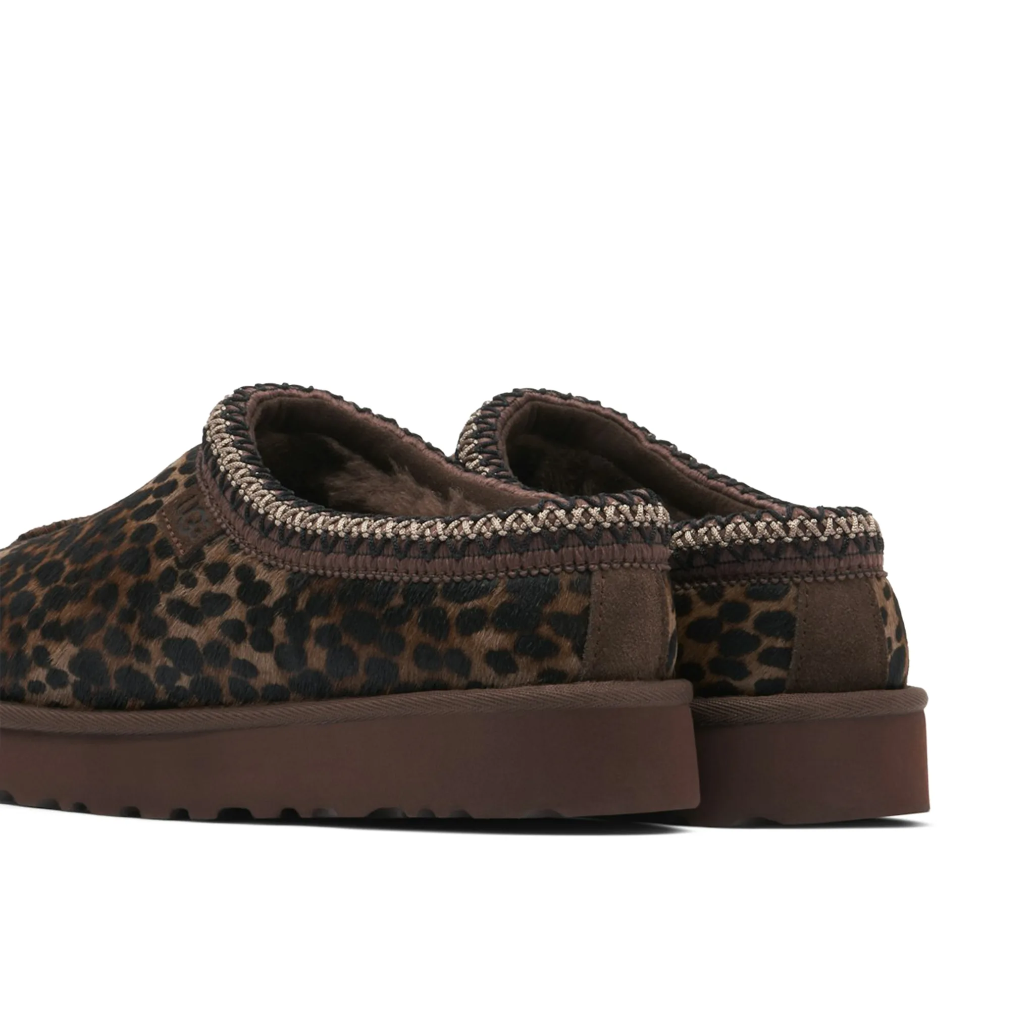 UGG Tasman Caspian Burnt Cedar Cheetah Slippers (W) 1158350-BCDR