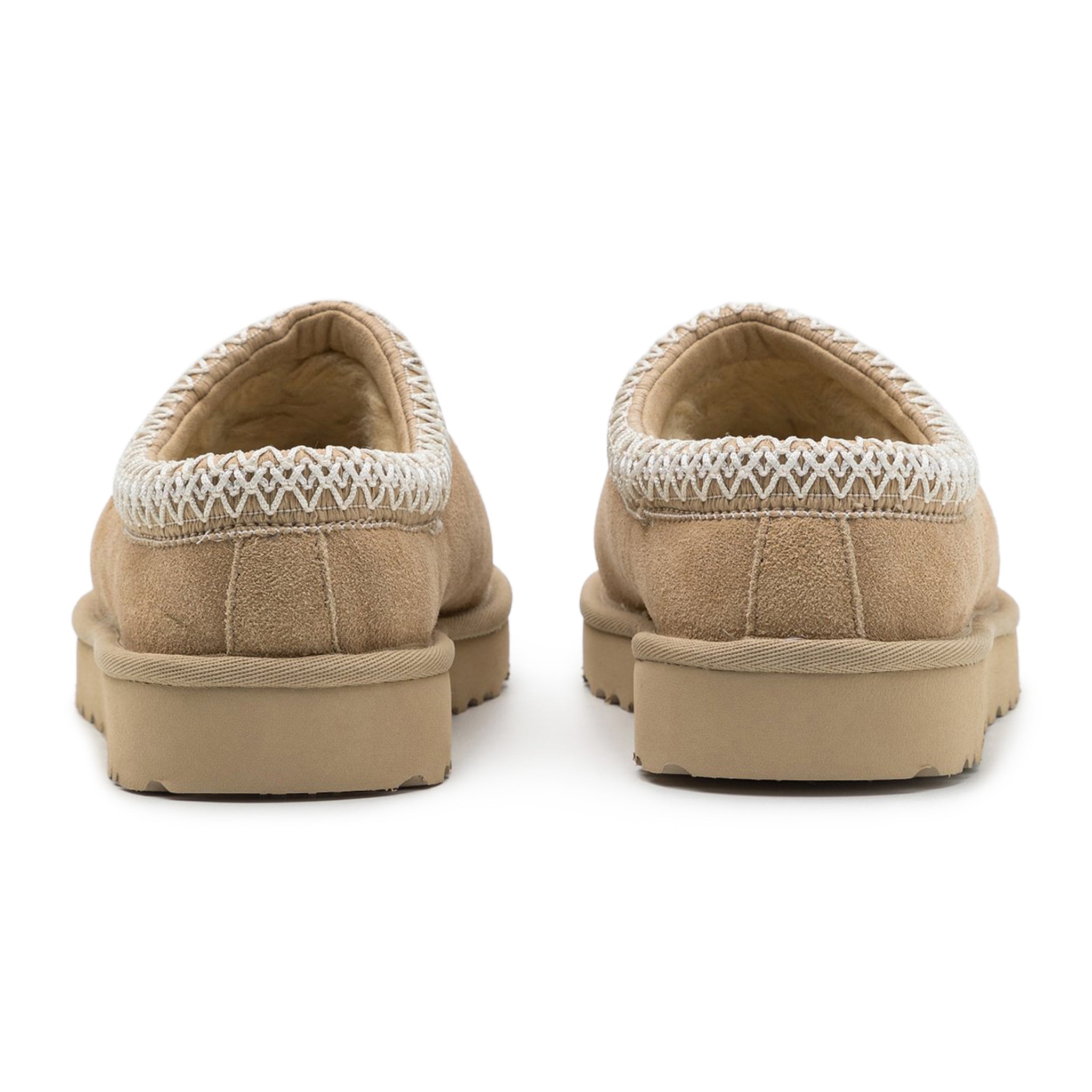 Back view of UGG Tasman Mustard Seed Slippers (W) 5955-MSWH