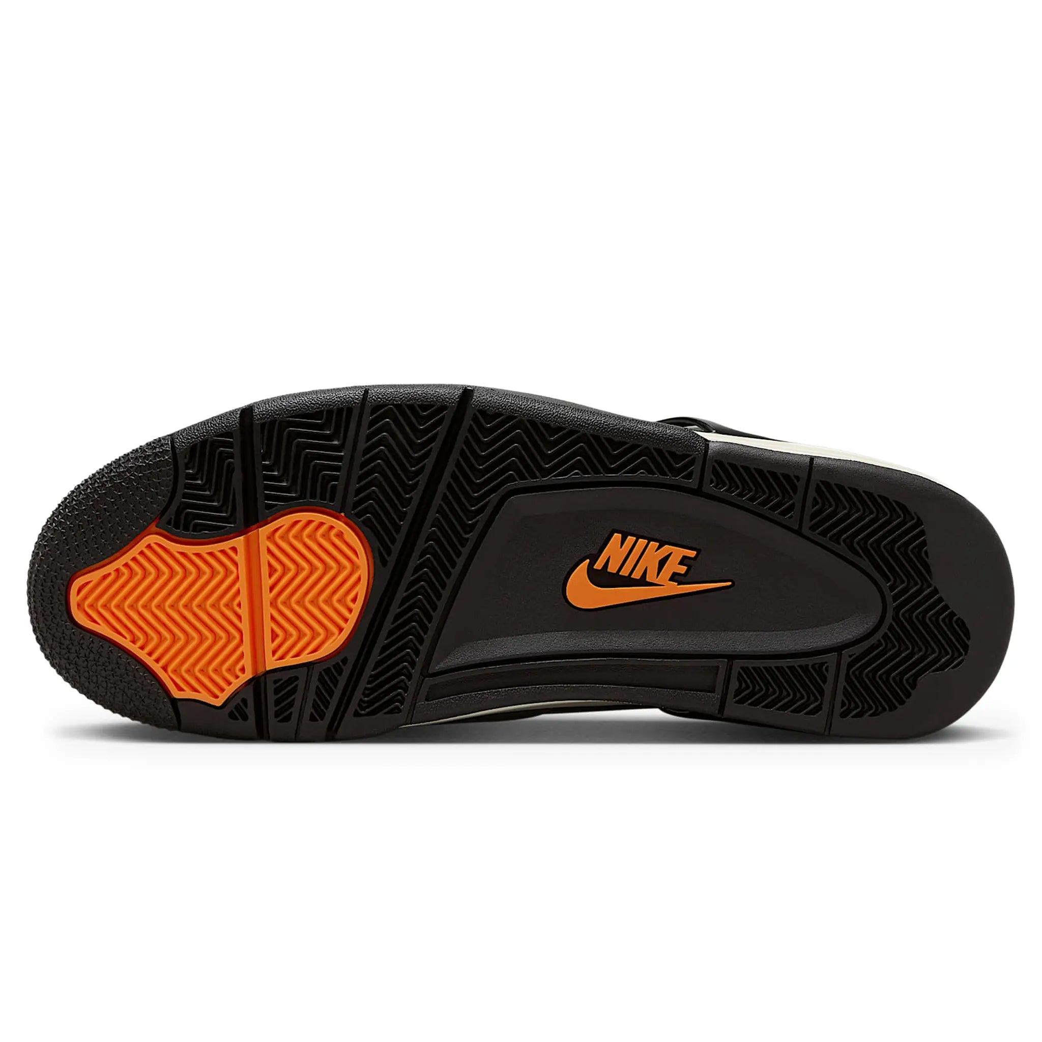 Sole View of Undefeated x Air Jordan 4 Sneaker (2025) IB1519-200