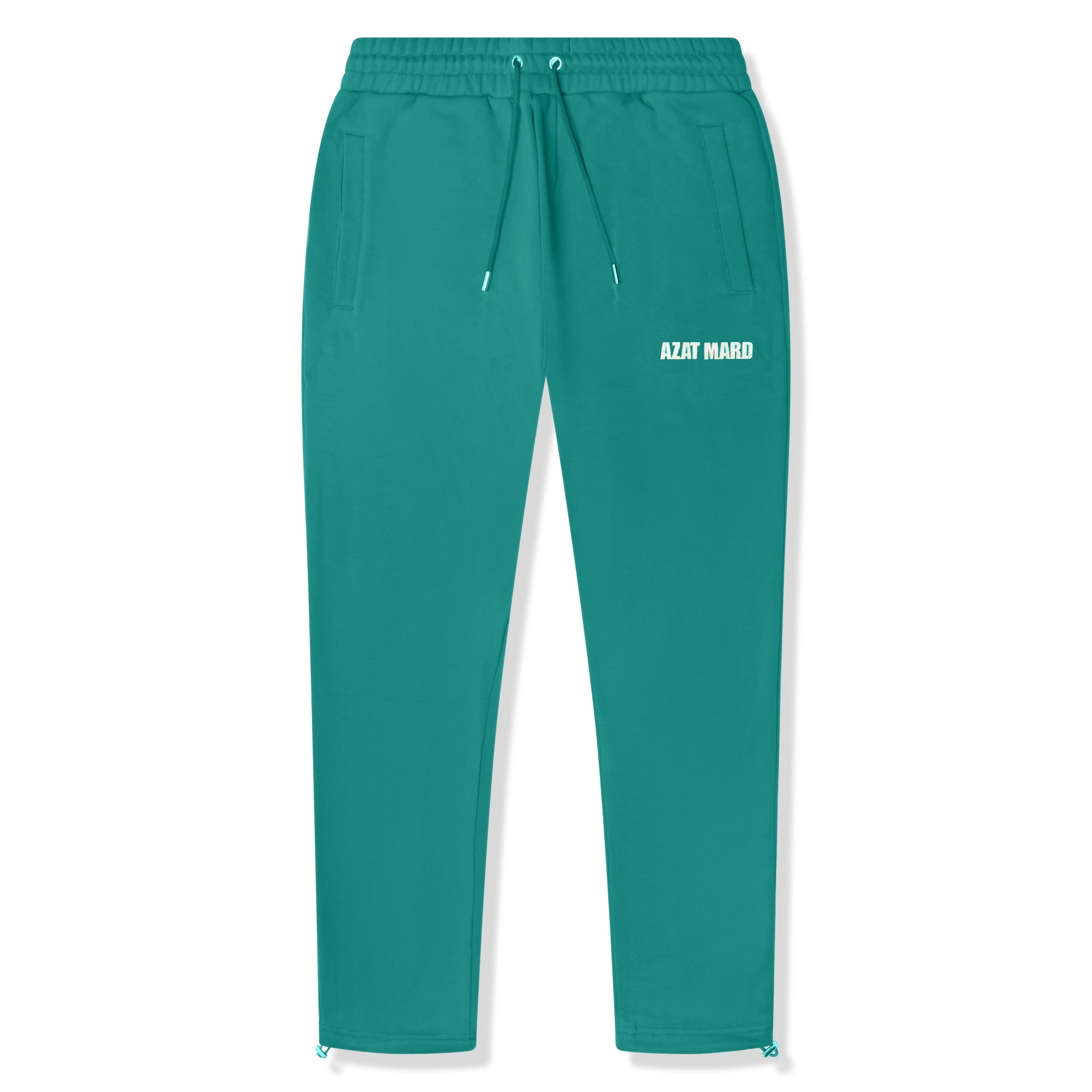Front View of Azat Mard Country Club Green Sweatpants