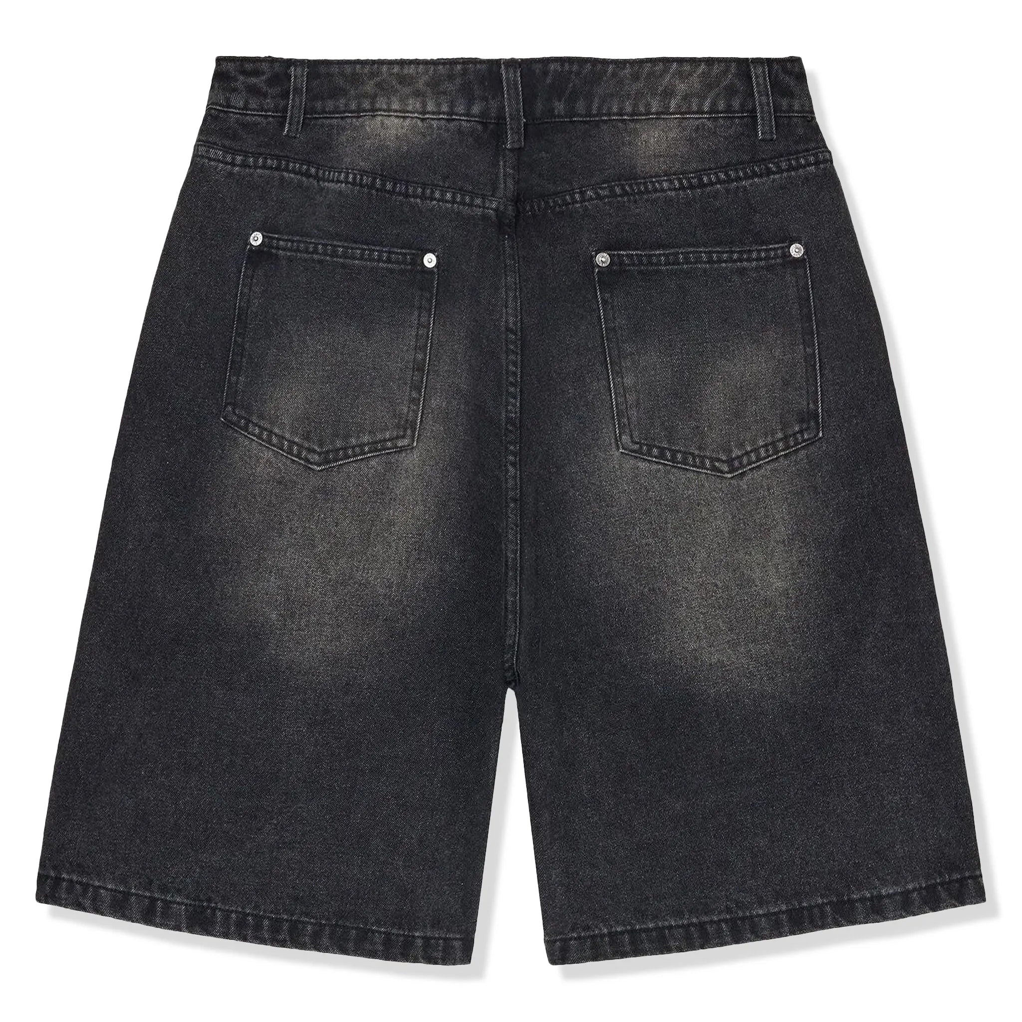 Back View of Vale Forever Ice Cream Black Shorts