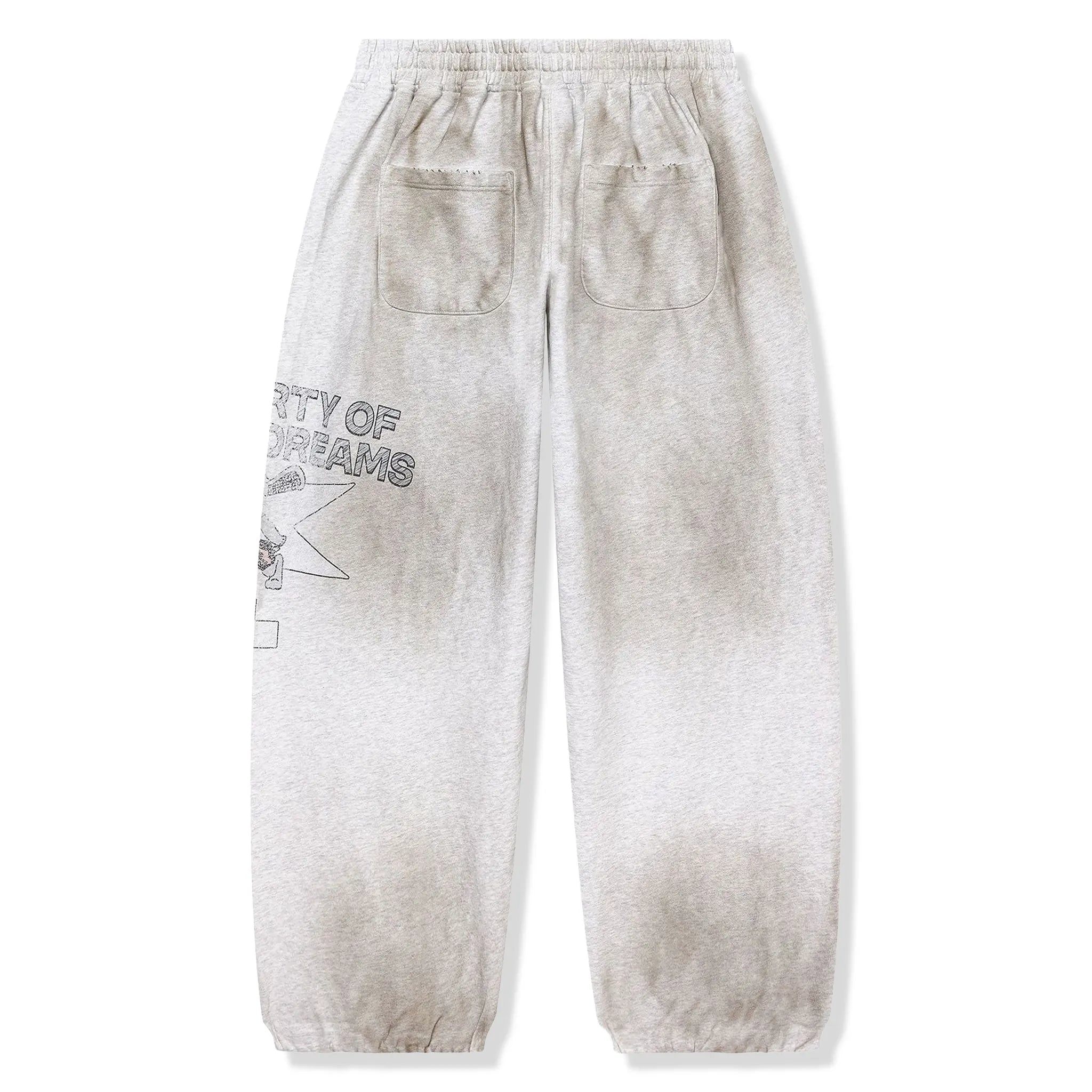 Back View of Vale Forever Prison Break Grey Sweatpants