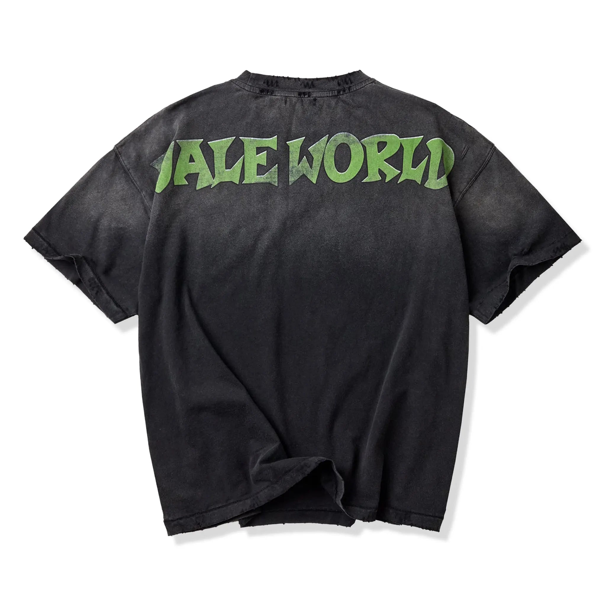 Back View Of Vale Forever World Peace Black T-Shirt