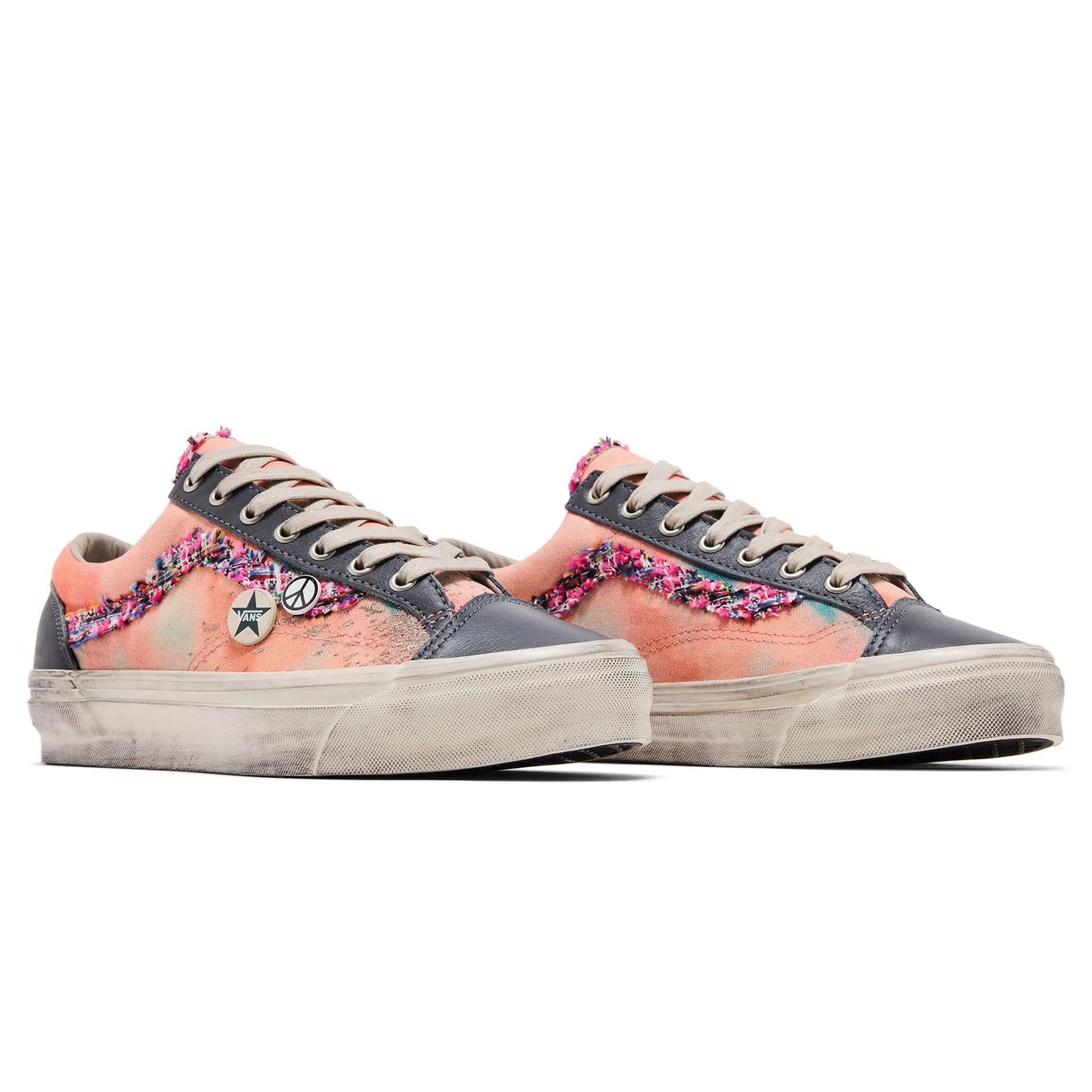 Front Side View of Vans Pearlised Souvenir Asphalt Old Skool 36LX VN000E8VE4A