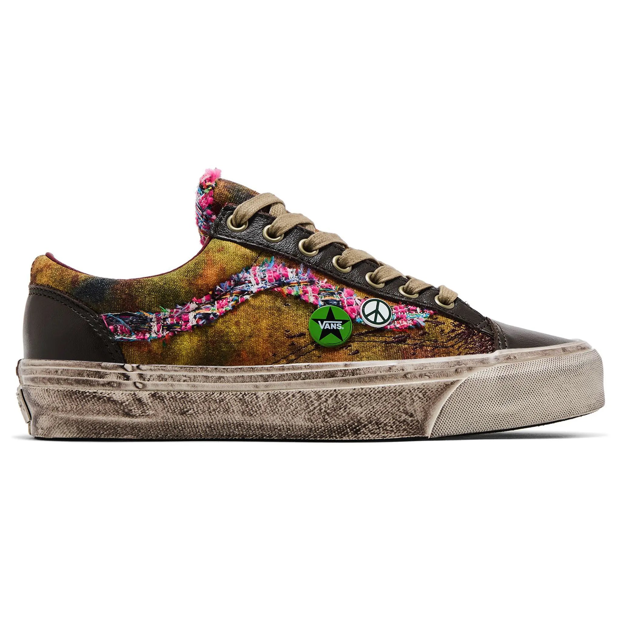 Side View of Vans Souvenir Pack Warm Brown Old Skool 36LX VN000D9RENB