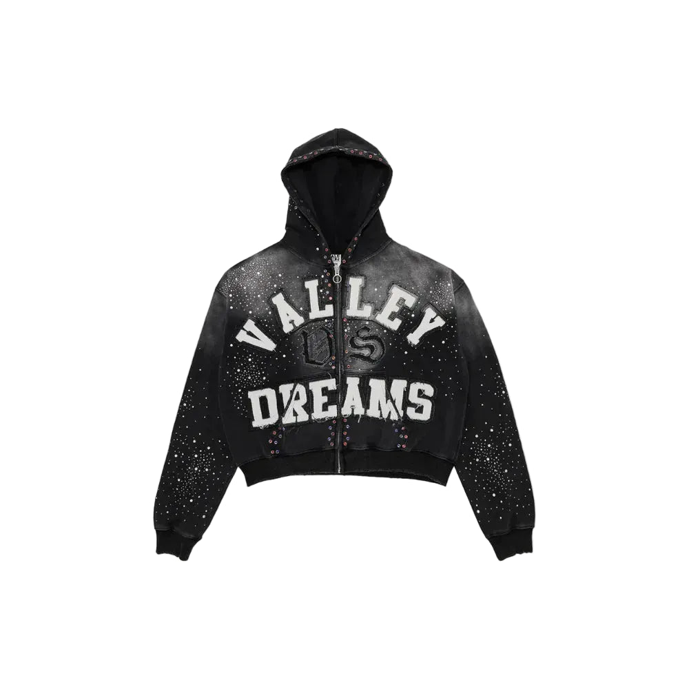 Vale Forever Valley Dreams Classico Black Zip-Up Hoodie