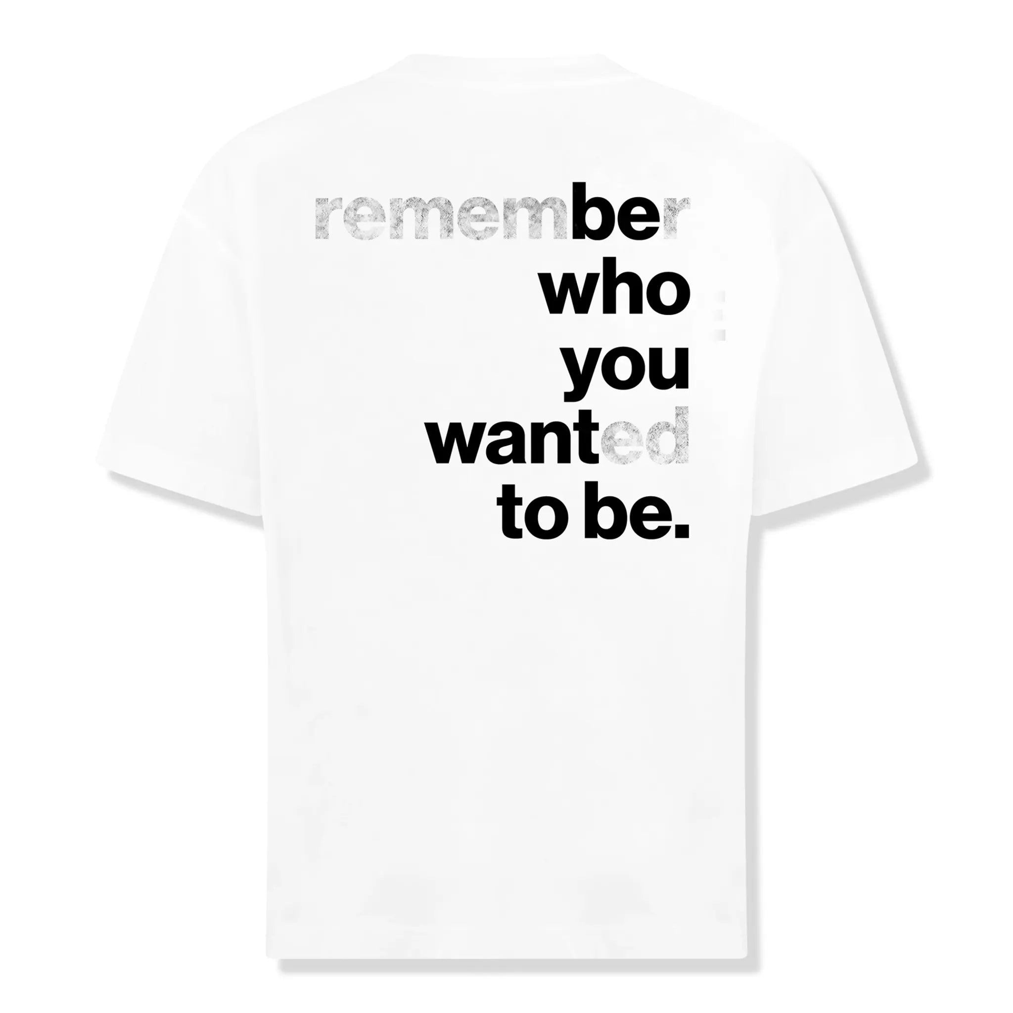 Back View of Wildest Dreams Remember White T Shirt WD25TT-REM-WHT