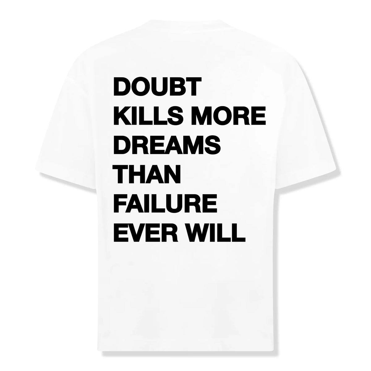 Wildest Dreams Doubt White T Shirt | WD-STAR-TEE-WHT