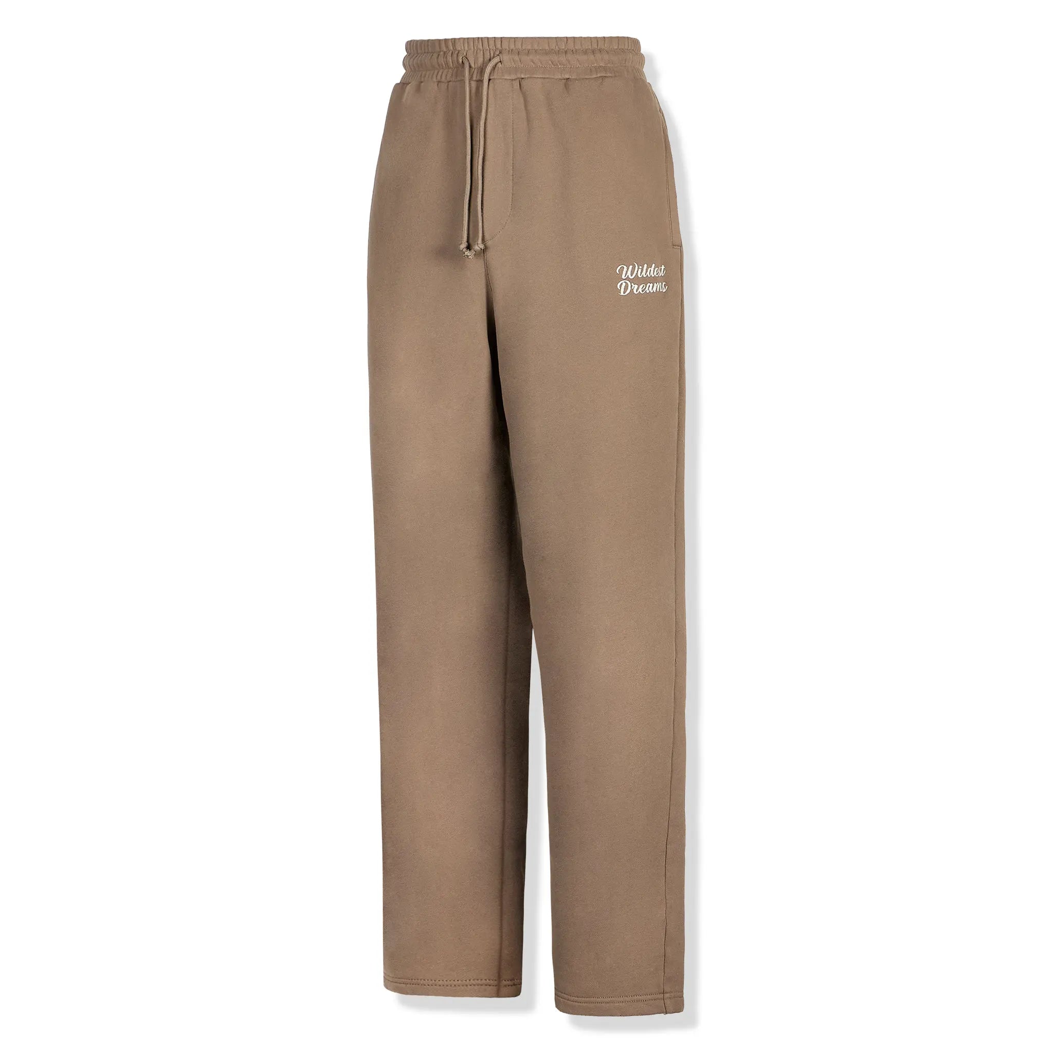 Front Side View of Wildest Dreams Taupe Joggers WD-JOG-TAUPE