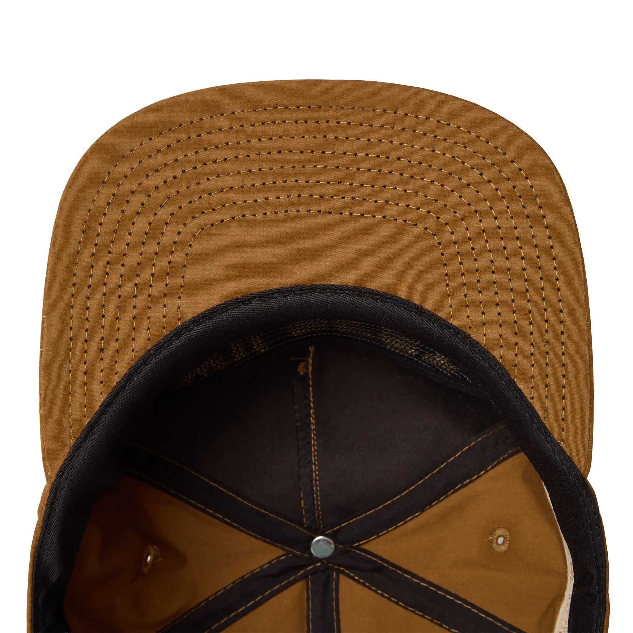 Inside View of Wildest Dreams Varsity Brown Cap