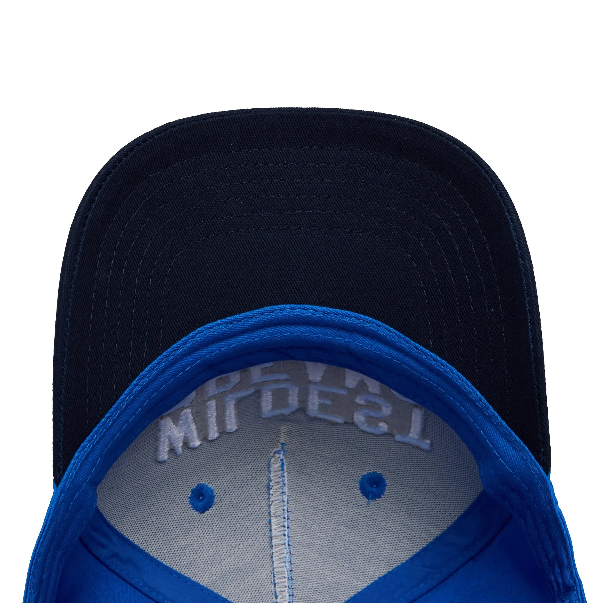 Inside View of Wildest Dreams Varsity Navy Blue Cap
