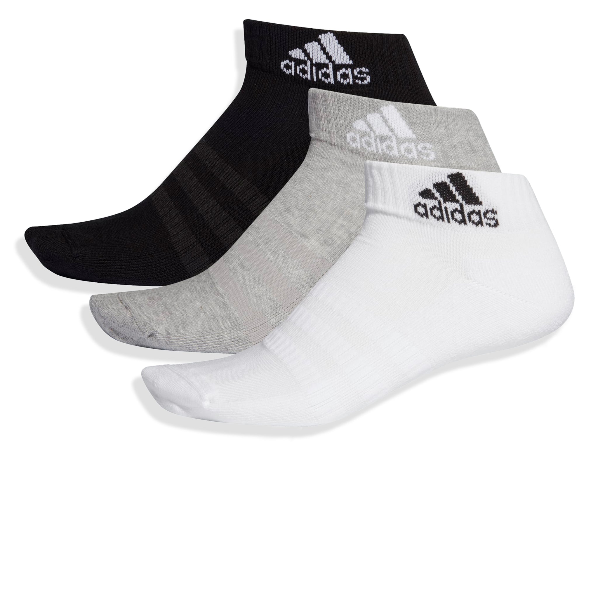 Image of Adidas Cushioned Ankle Socks - 3 Pairs