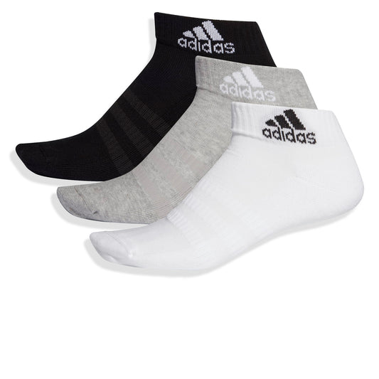 Adidas Cushioned Multi Colour Ankle Socks - 3 Pairs