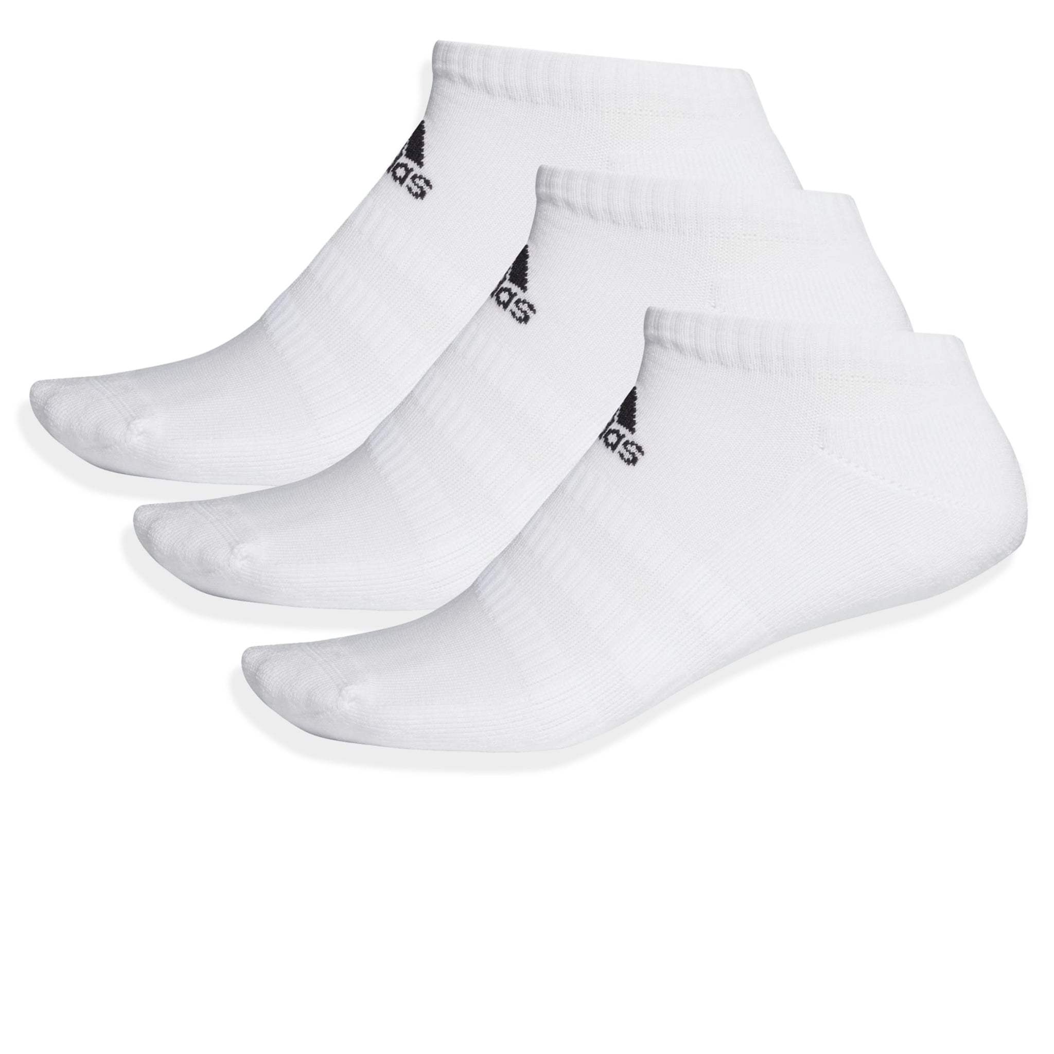Image of Adidas Cushioned Low Cut White Socks