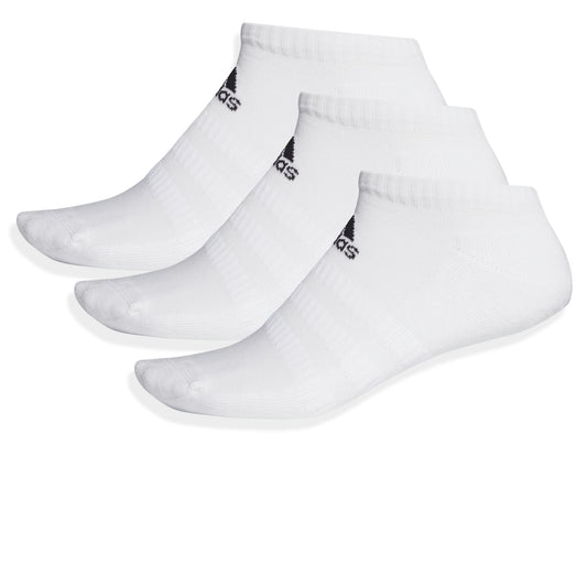 Adidas Cushioned Low Cut White Socks - 3 Pairs