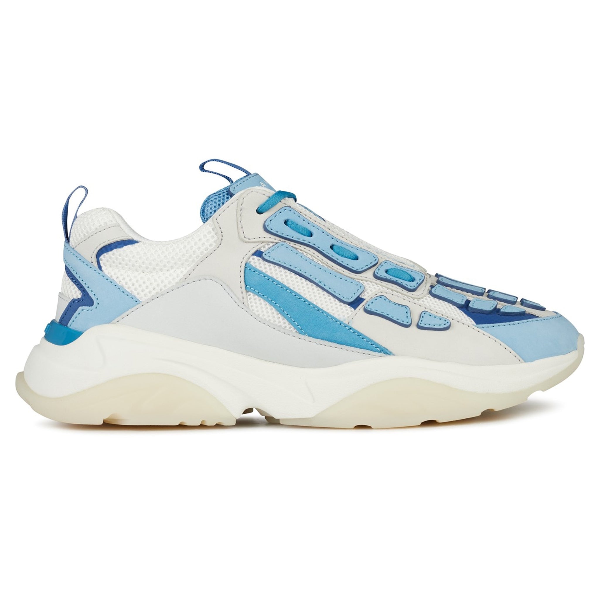 Image of Amiri Bone Runner Neon Blue White Sneaker