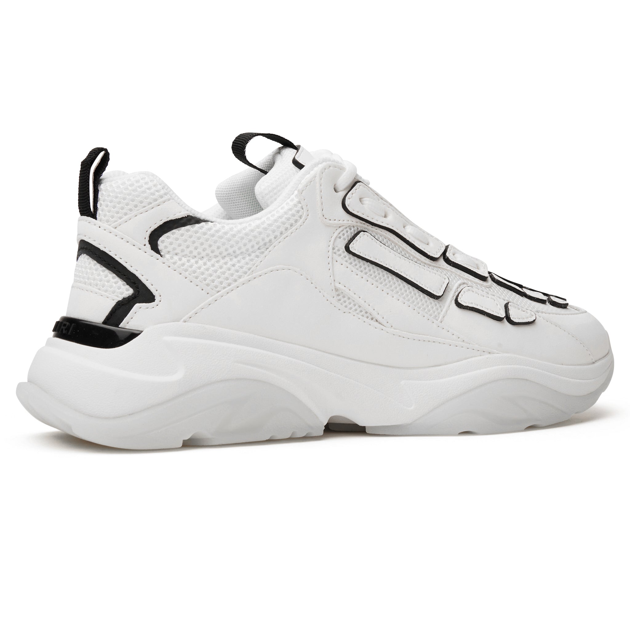 Image of Amiri Bone Runner White Black Sneaker