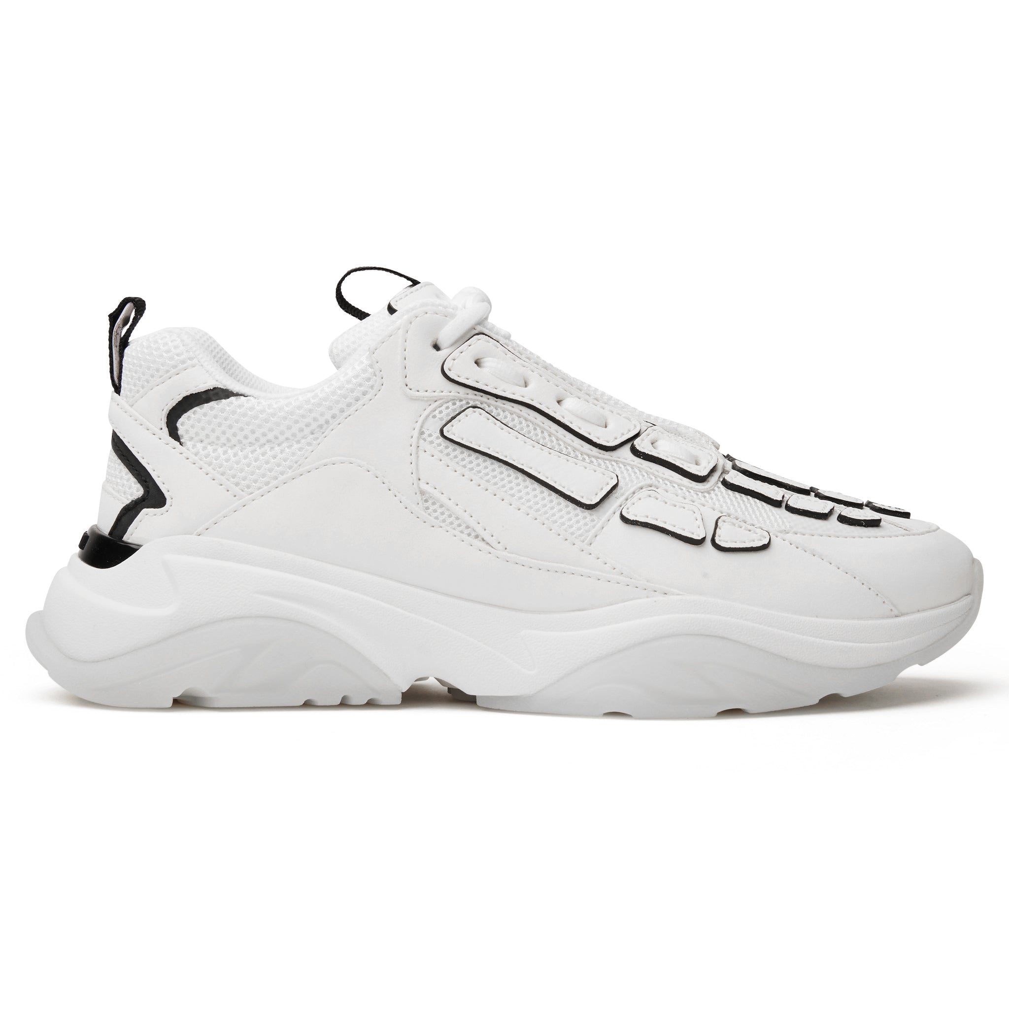 Image of Amiri Bone Runner White Black Sneaker