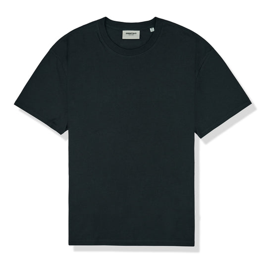 Fear Of God Essentials Reverse Logo Black T Shirt (SS21)
