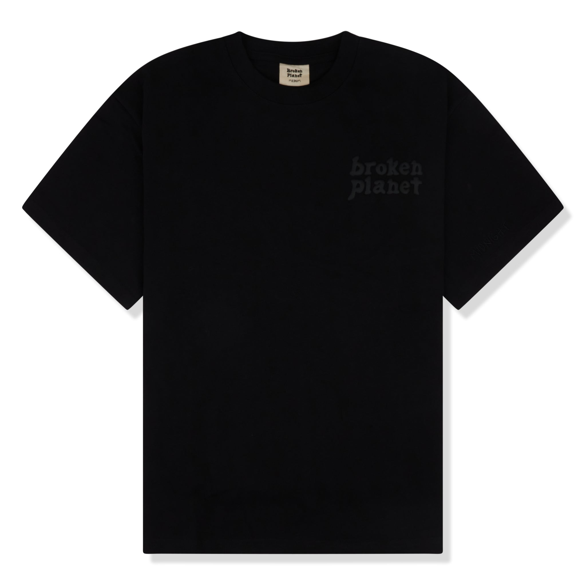 Image of Broken Planet Market Basics Midnight Black T Shirt