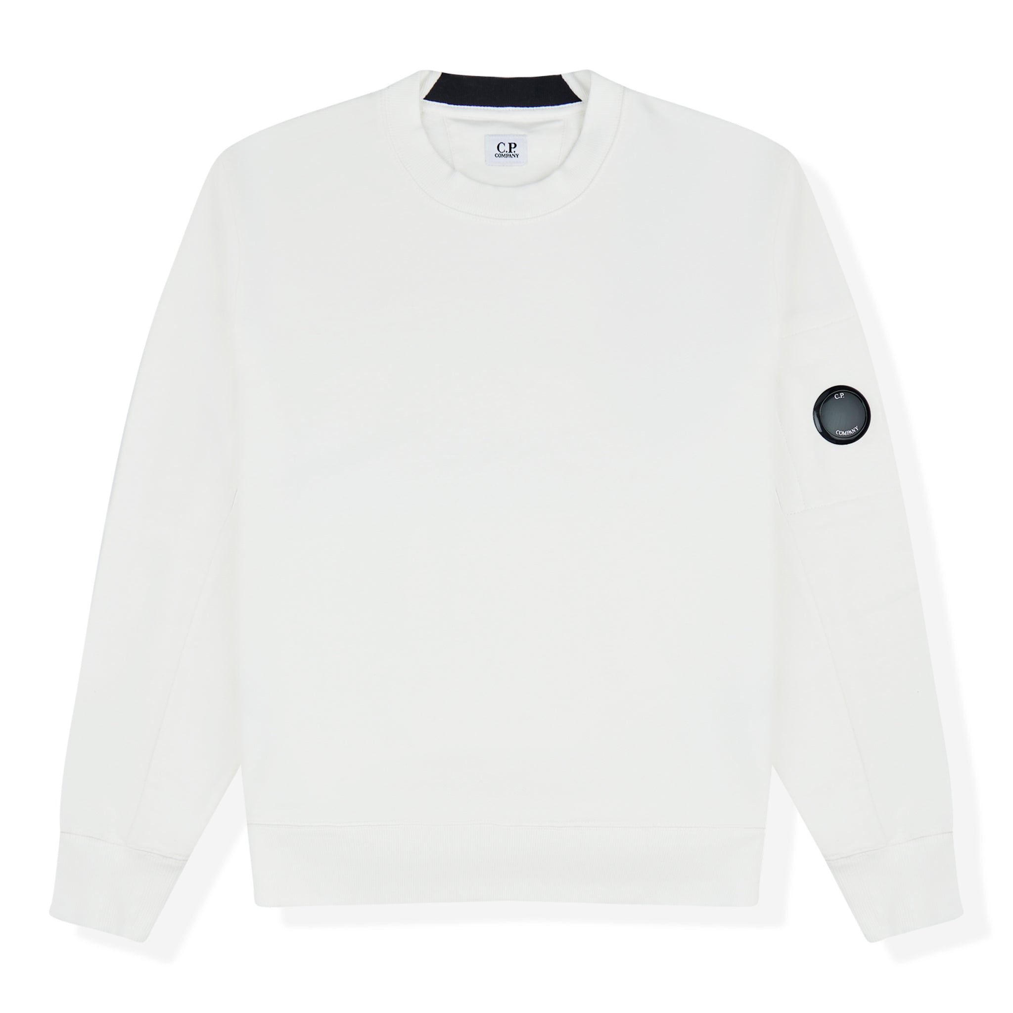 Image of CP Company White Cotton Sweatshirt