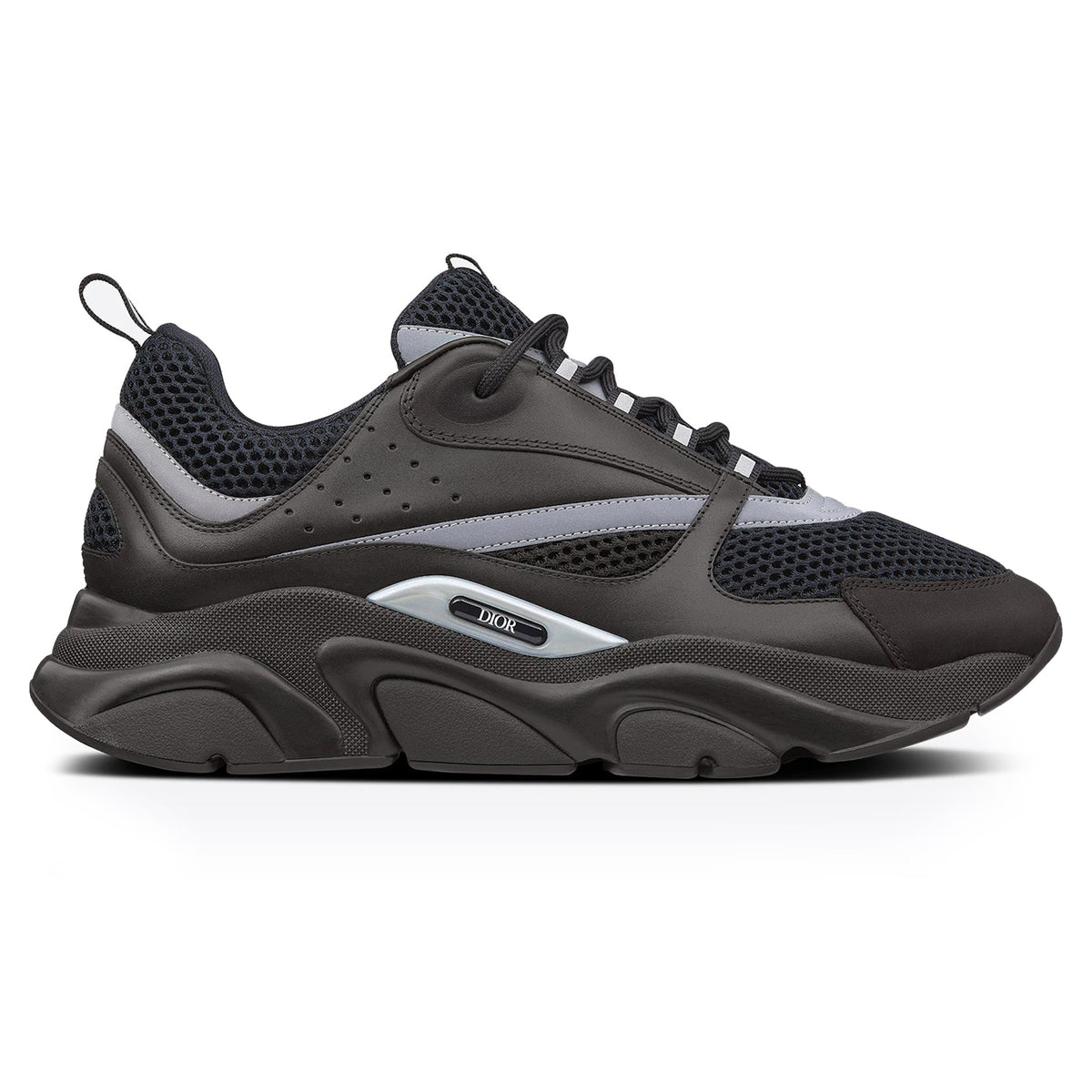 Dior B22 Black Calfskin Trainer | 3SN231ZNG_H969 display picture 3