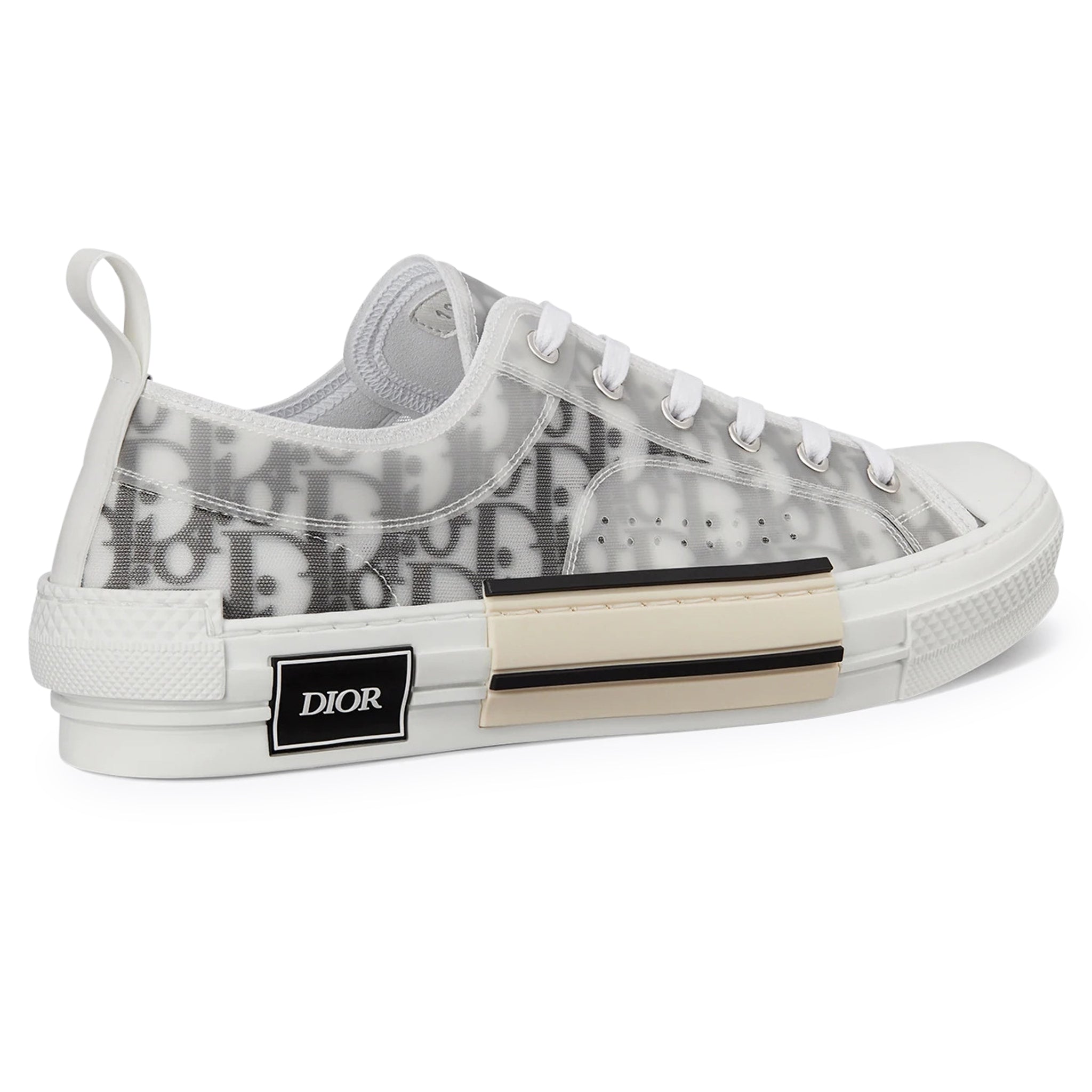 Image of Dior B23 Dior Oblique Low White Sneaker