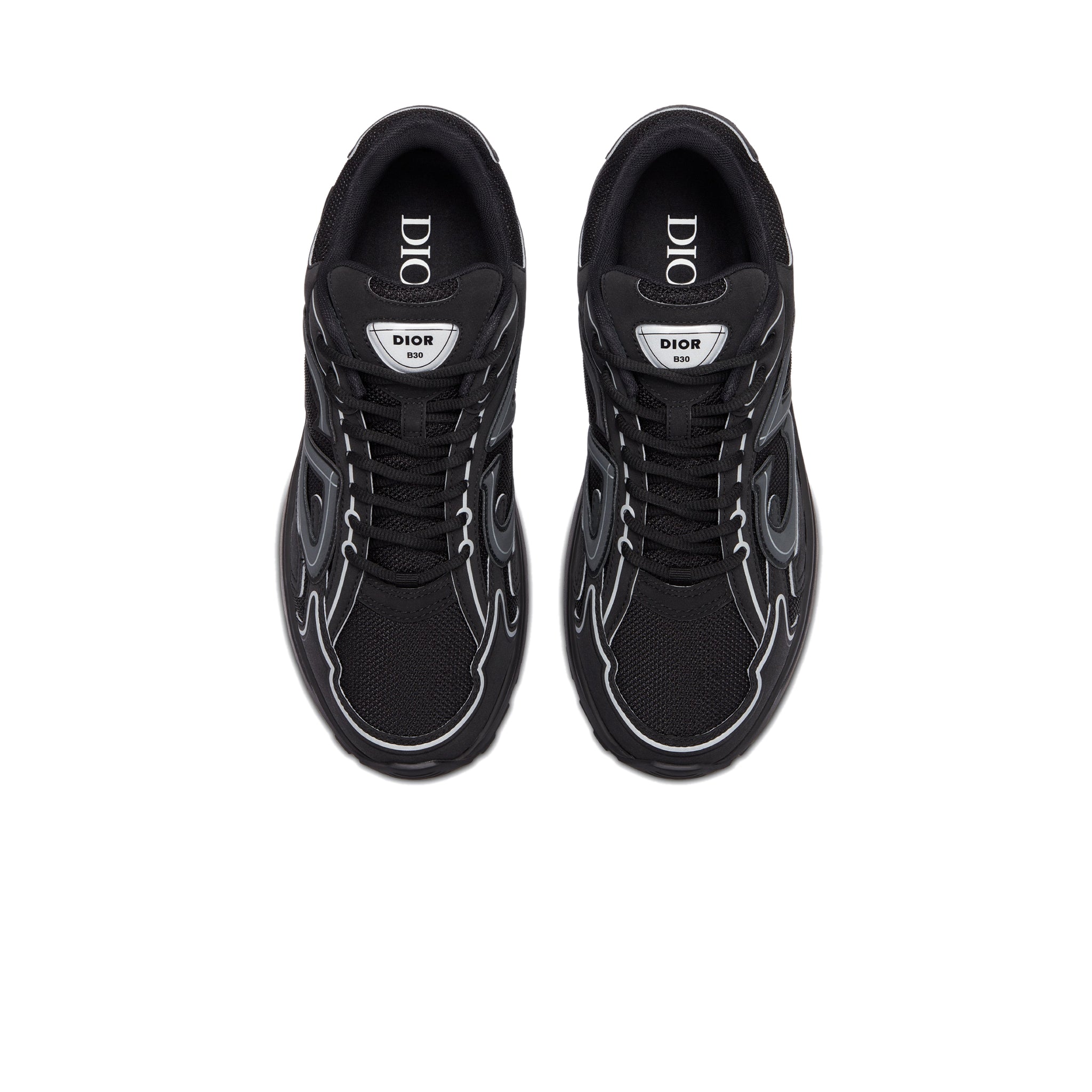 Image of Dior B30 Technical Mesh Black Trainer