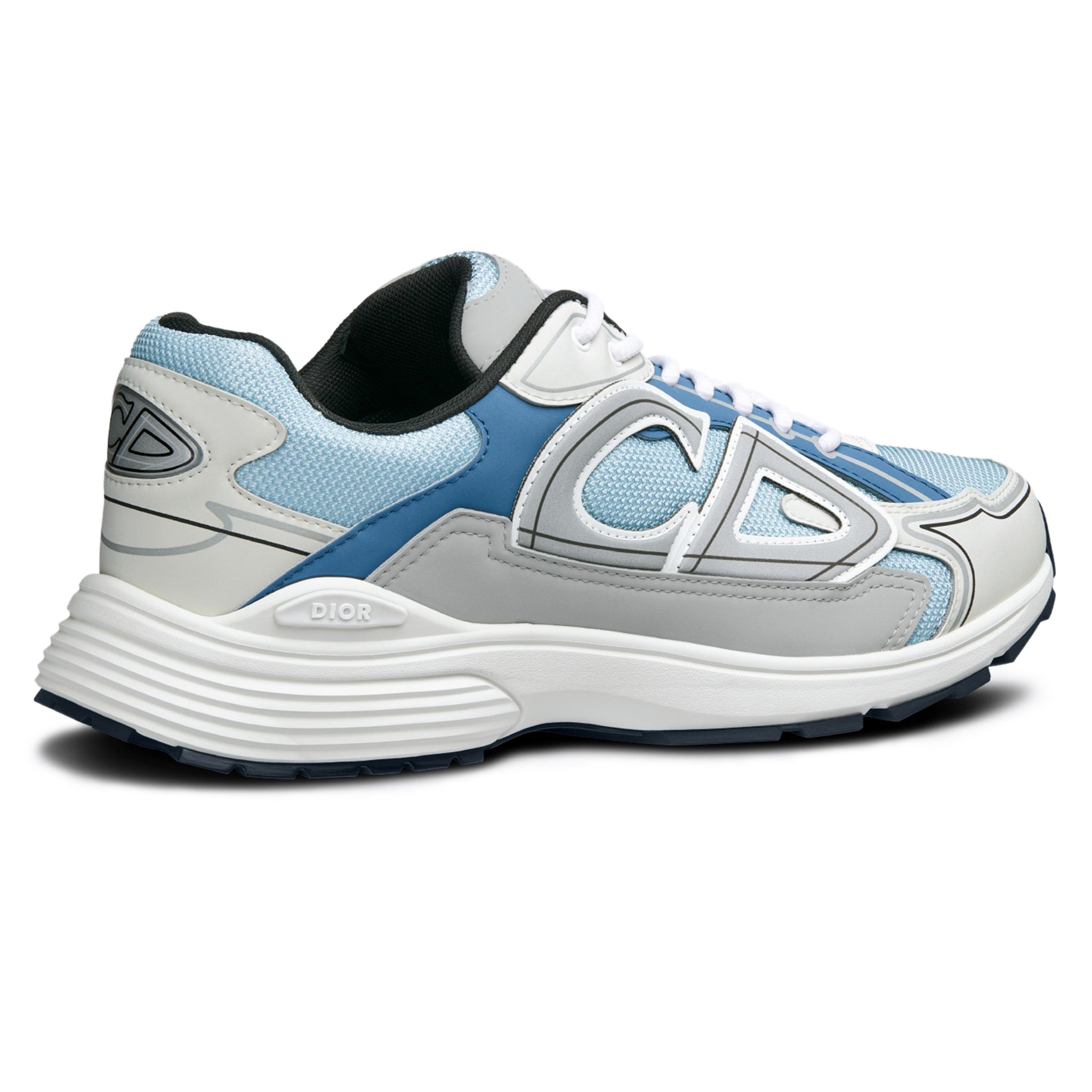 Image of Dior B30 Technical Mesh Light Blue Grey Trainer