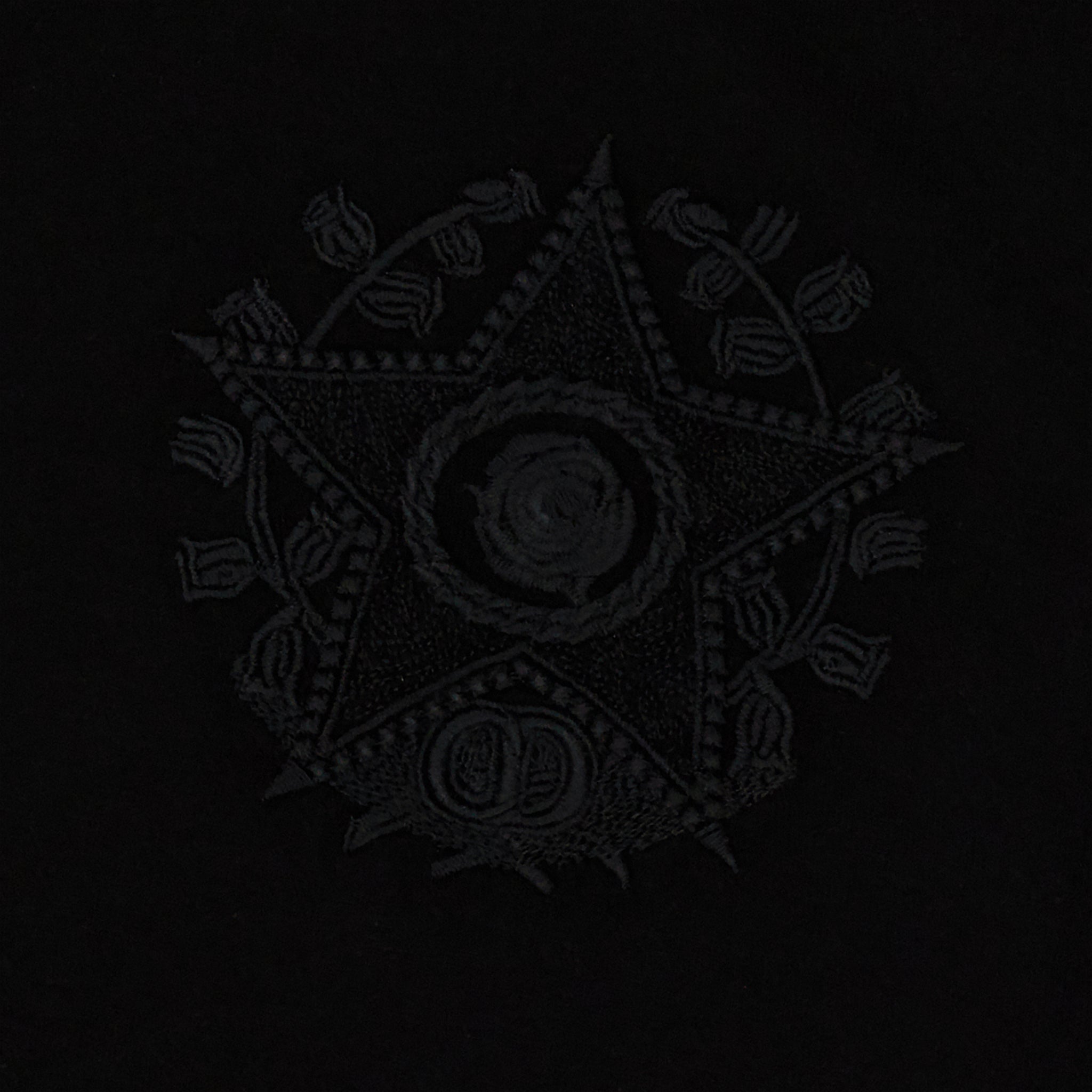 Image of Dior CD Étoile Embroidered Oversized Black T Shirt