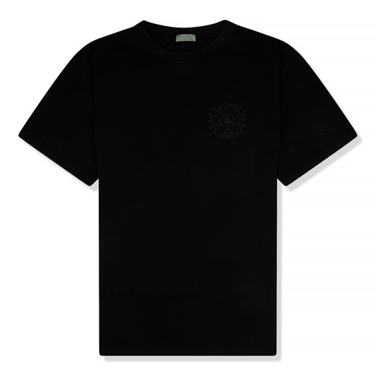 Dior CD Étoile Embroidered Oversized Black T Shirt